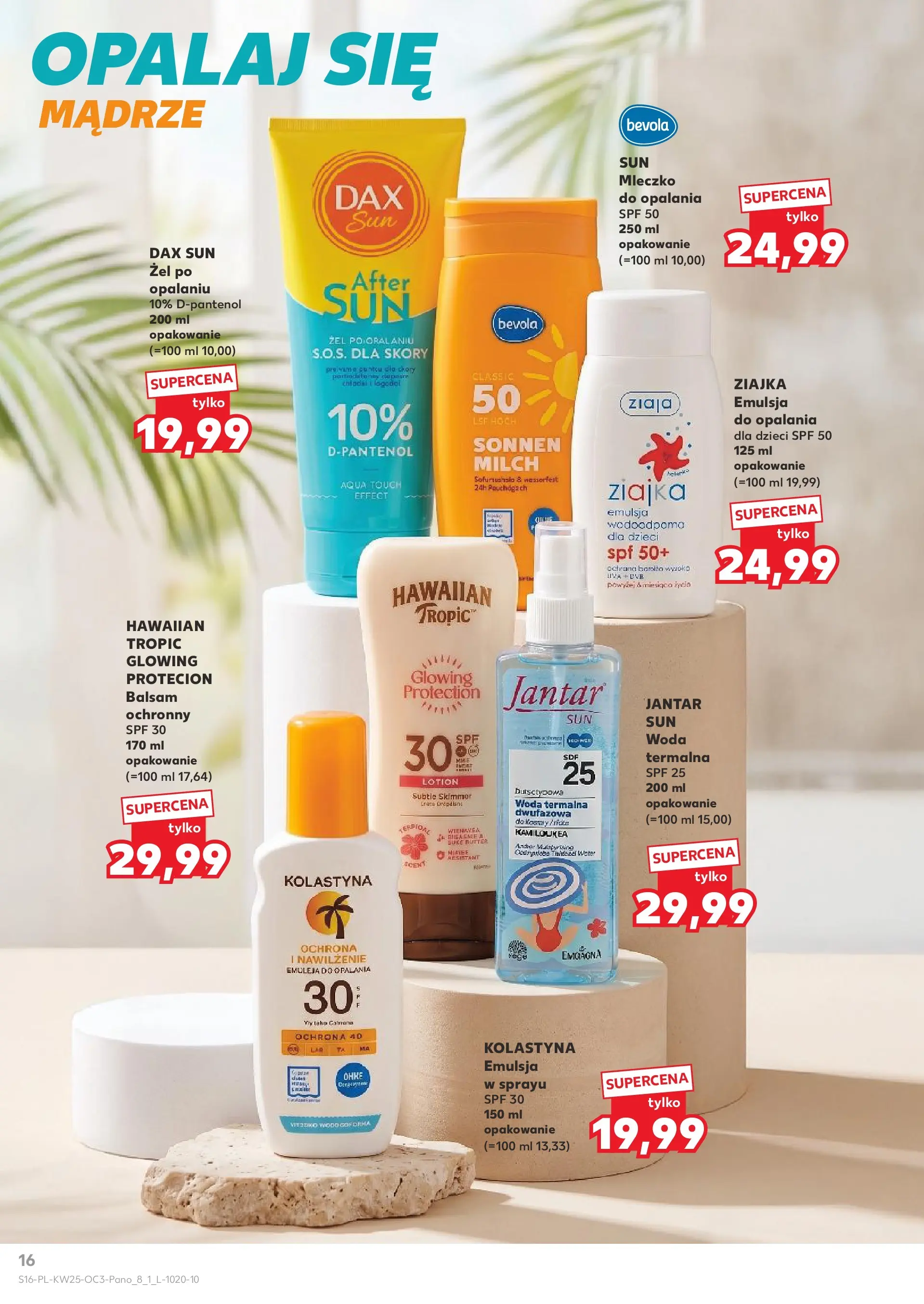 Kaufland gazetka - Kosmetyki od 18.06.2026 - od jutra PDF | Strona: 16 | Produkty: Lotion, Woda
