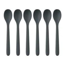 Eierl&ouml;ffel Kiki Grau, 6er Set