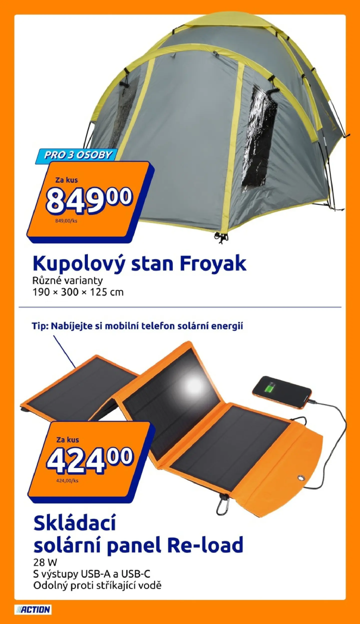 Action leták od 17.06.2026 - Akční leták online | Strana: 13 | Produkty: Telefon, Stan