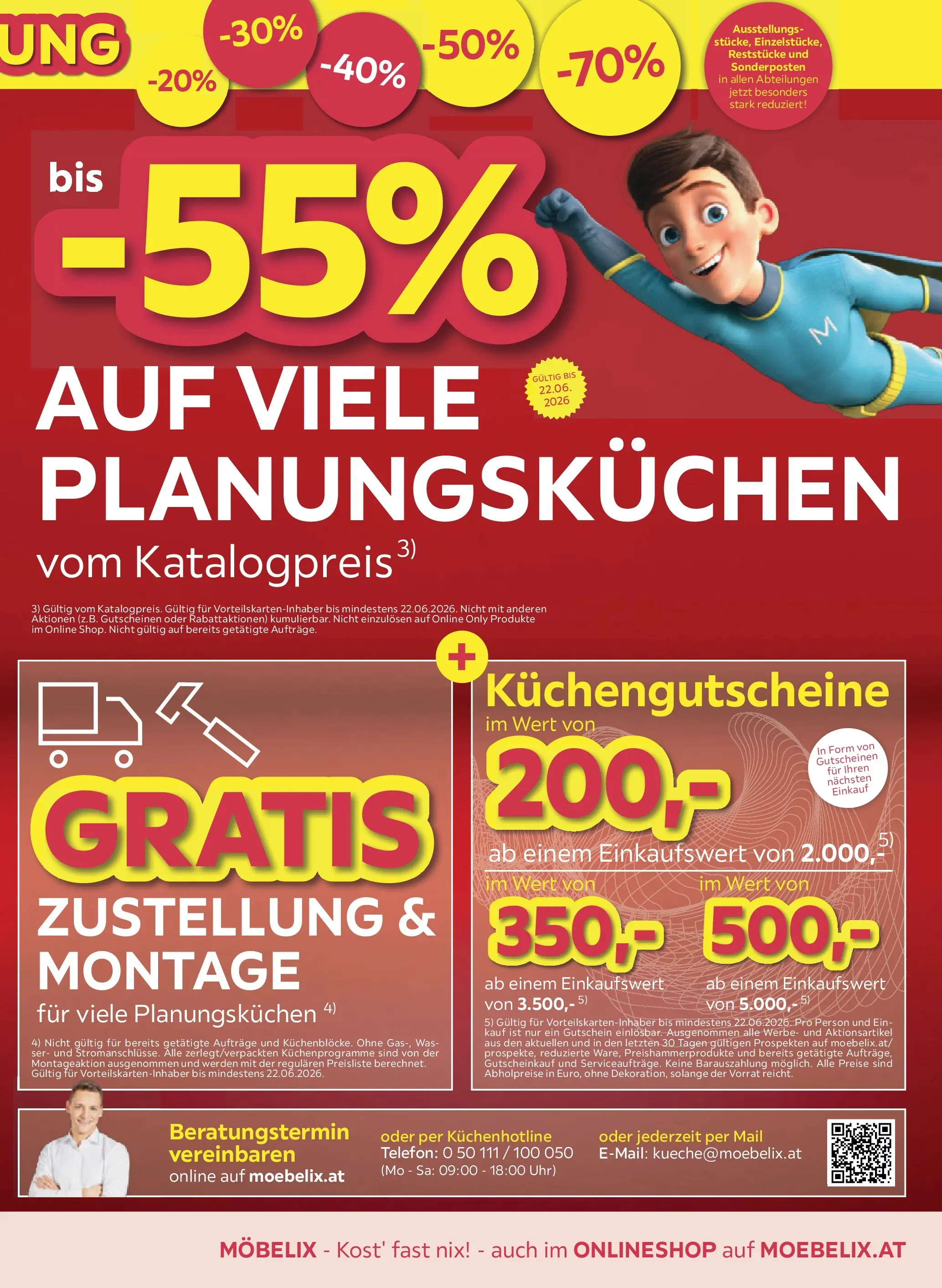 Möbelix - Lagerräumung von 15.06.2026 - Aktuelle Angebote | Seite: 3 | Produkte: Telefon, Uhr