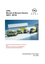 OPEL CT OPEL MOVANO et MOVANO ELECTRIC JUIN 2026 - au 30.06.2026