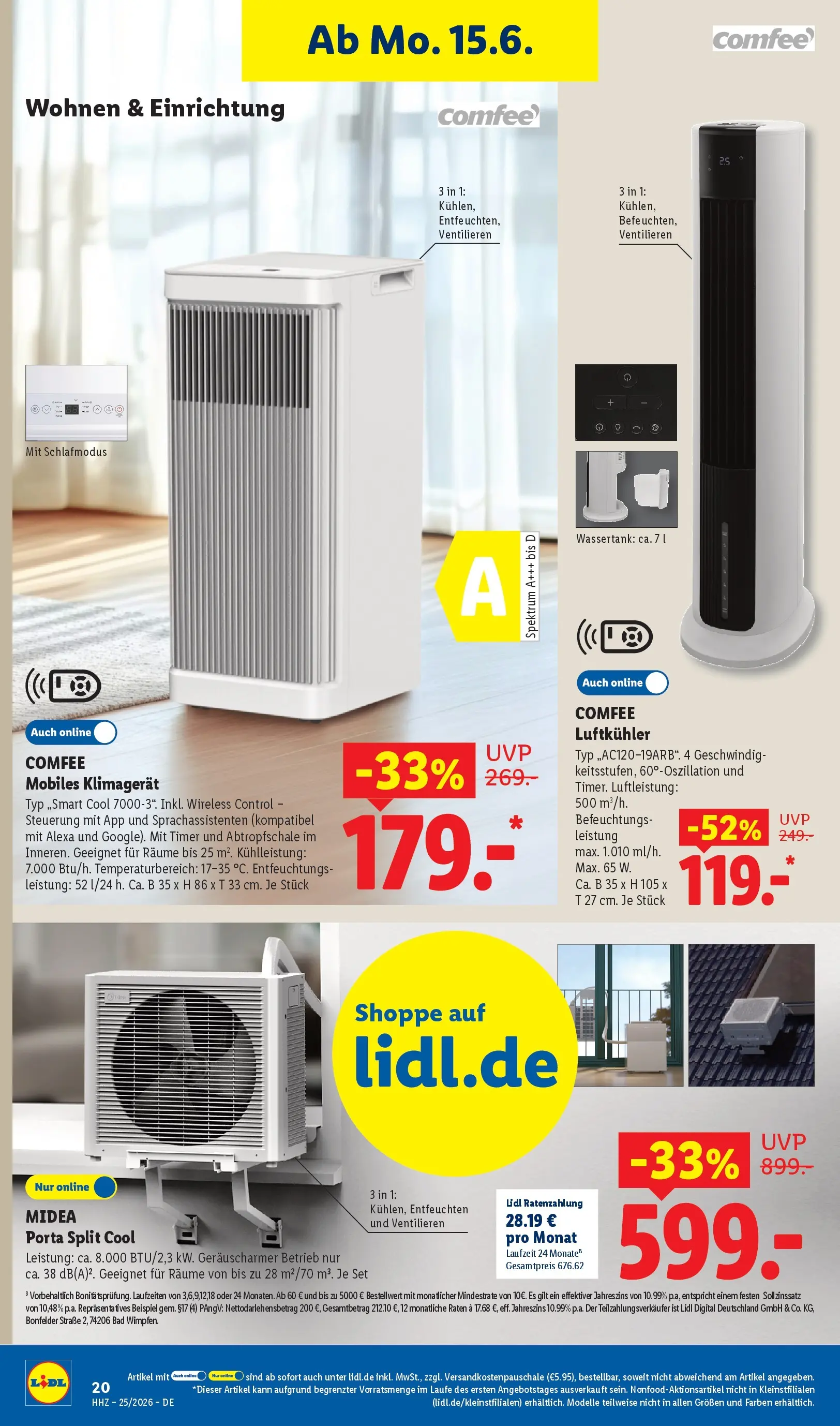 Lidl Prospekt Braunschweig (ab 15.06.2026) zum Blättern » Angebote | Seite: 28 | Produkte: Ventilator