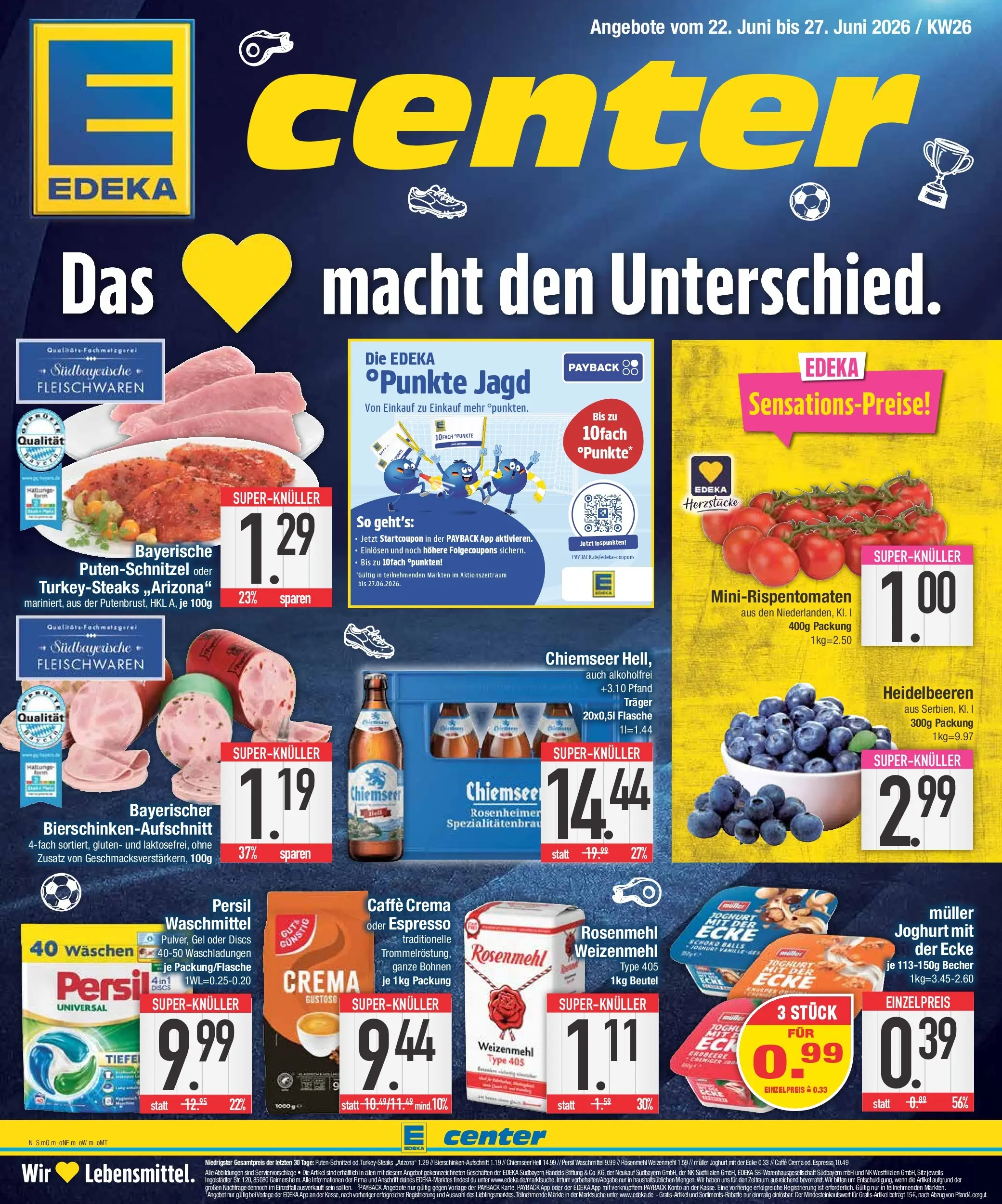 E center Prospekt Bad Reichenhall (ab 21.06.2026) zum Blättern | Seite: 1