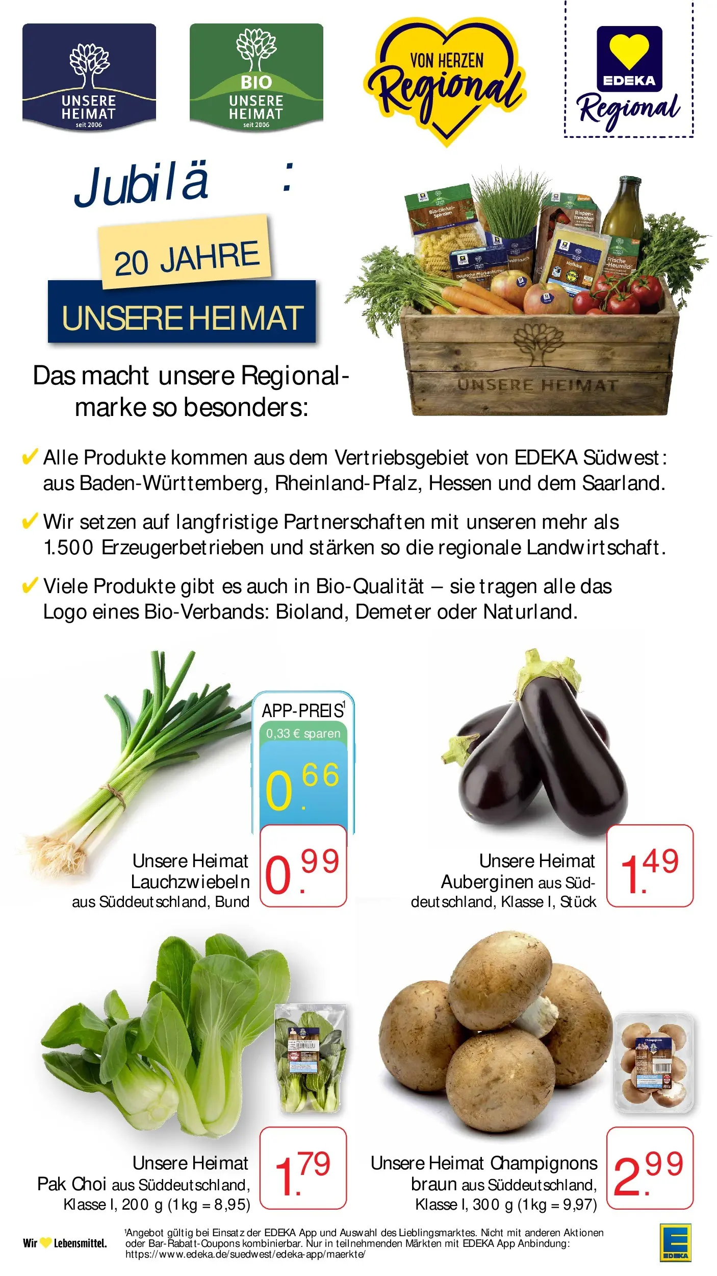 Edeka Prospekt Bad Dürrheim (ab 15.06.2026) » Angebote Online | Seite: 5 | Produkte: Tomaten, Champignons