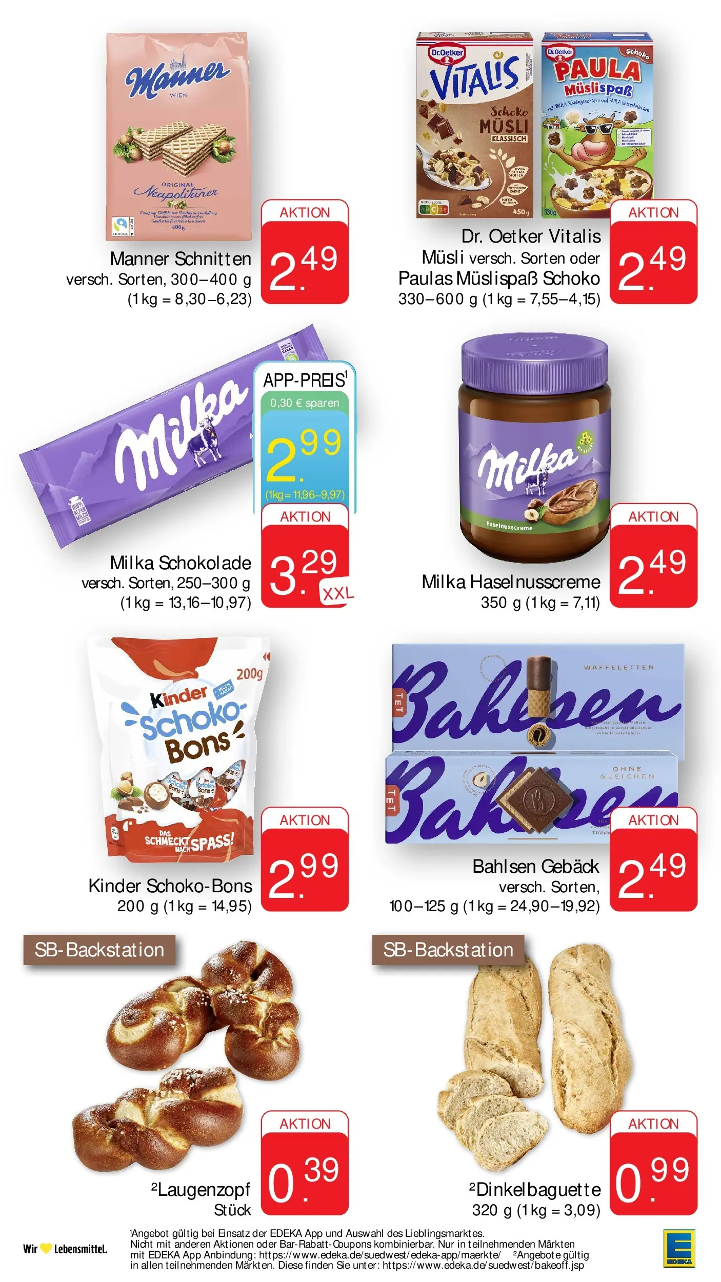 Edeka Prospekt Bad Dürrheim (ab 15.06.2026) » Angebote Online | Seite: 27 | Produkte: Musli, Schokolade, Milka schokolade, Milka
