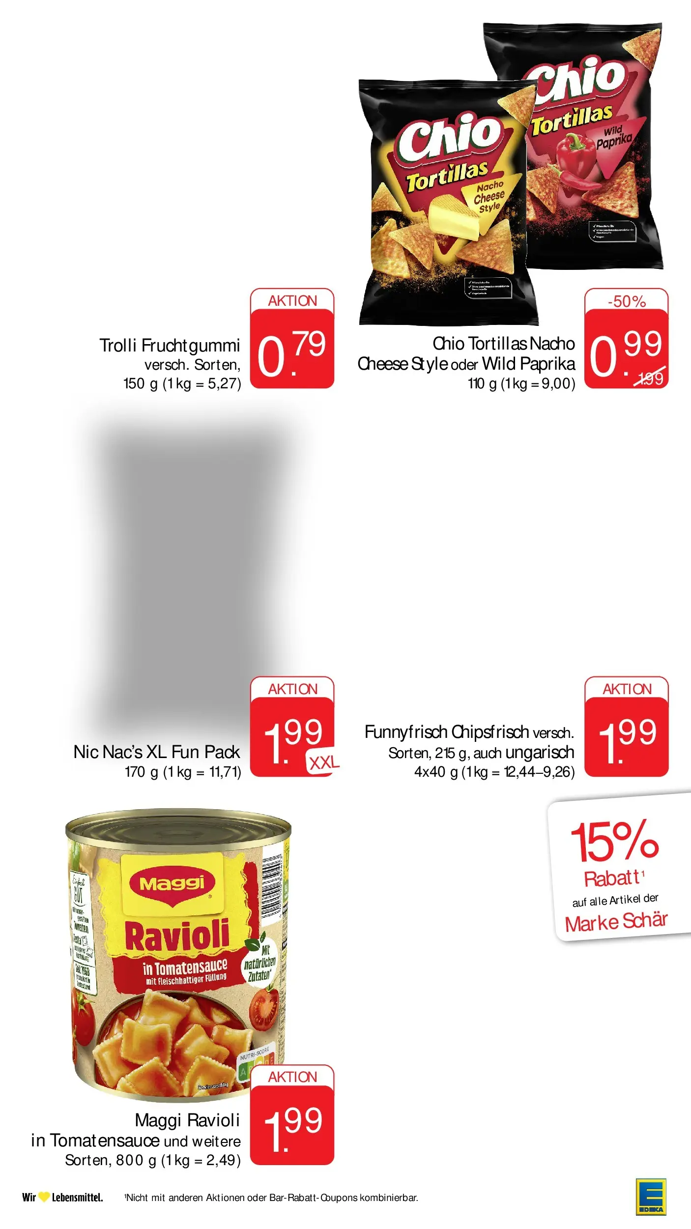 Edeka Prospekt Bad Dürrheim (ab 15.06.2026) » Angebote Online | Seite: 28 | Produkte: Maggi, Funny frisch, Paprika, Chio tortillas