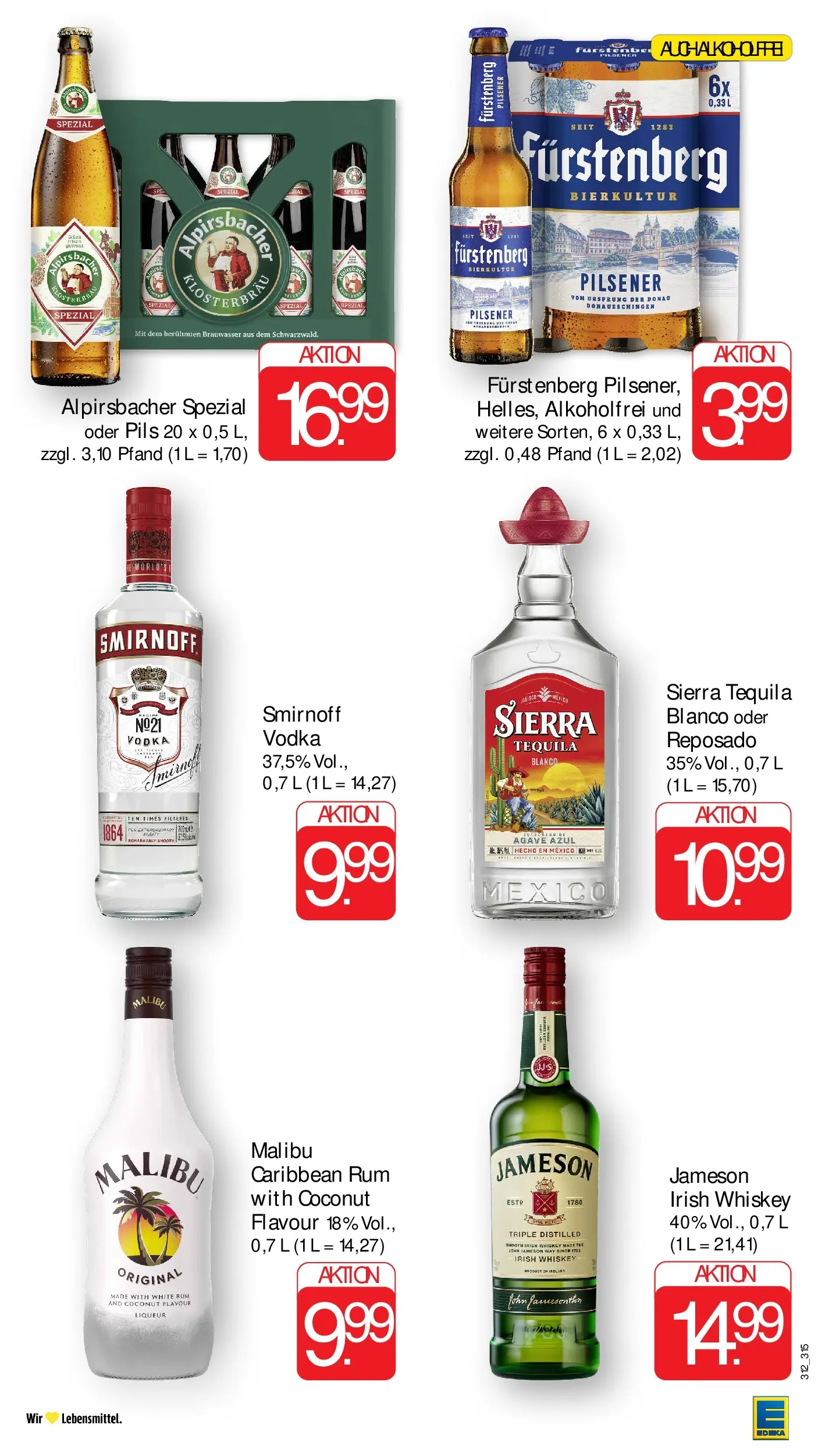 Edeka Prospekt Bad Dürrheim (ab 15.06.2026) » Angebote Online | Seite: 37 | Produkte: Rum, Pils, Smirnoff, Vodka
