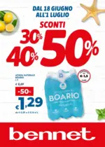 Bennet Sconti 30 40 50% - al 01.07.2026