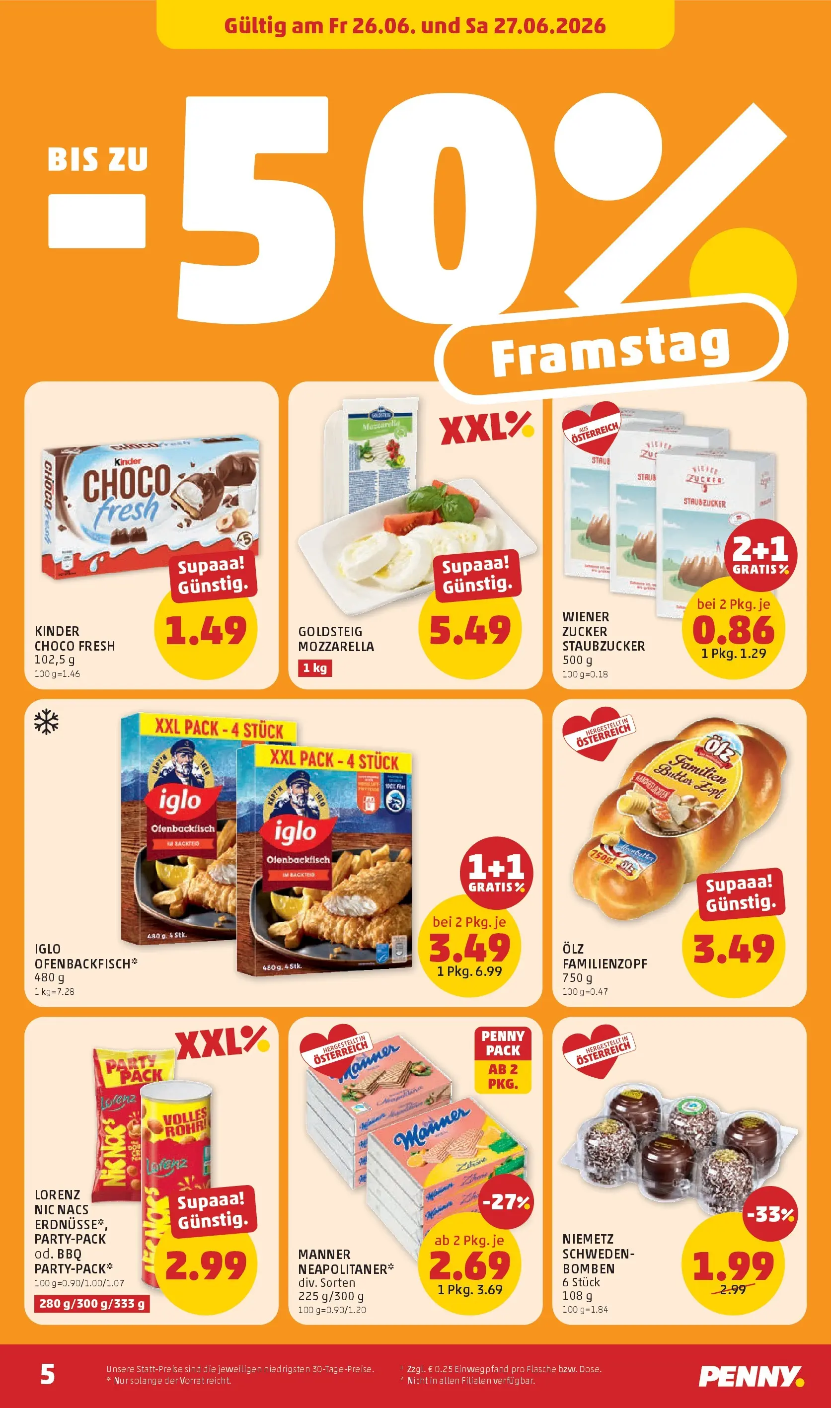 Penny Markt - PENNY: Die ganze Woche sparen. ab (24.06.2026) - Angebote, Prospekt | Seite: 5
