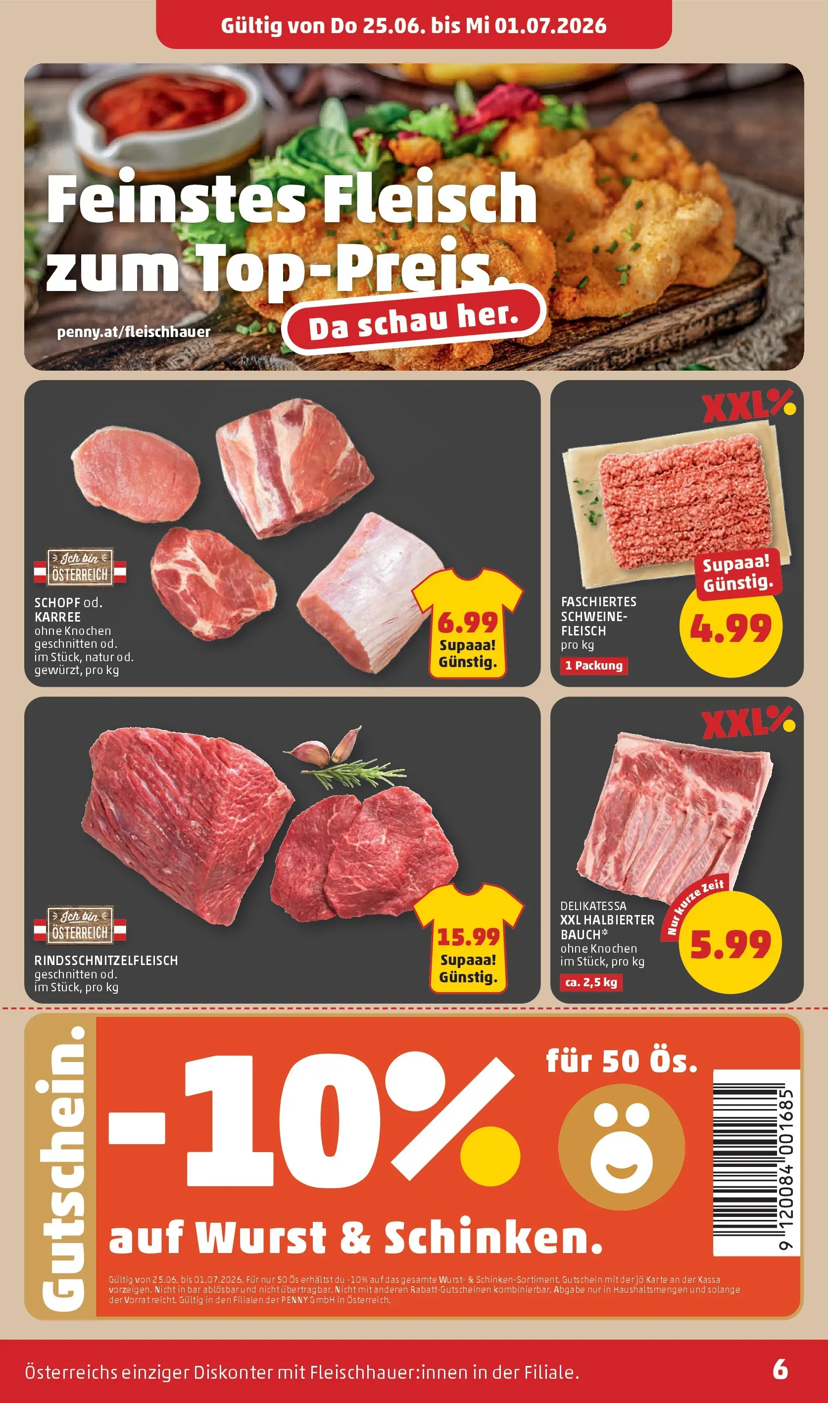 Penny Markt - PENNY: Die ganze Woche sparen. ab (24.06.2026) - Angebote, Prospekt | Seite: 6