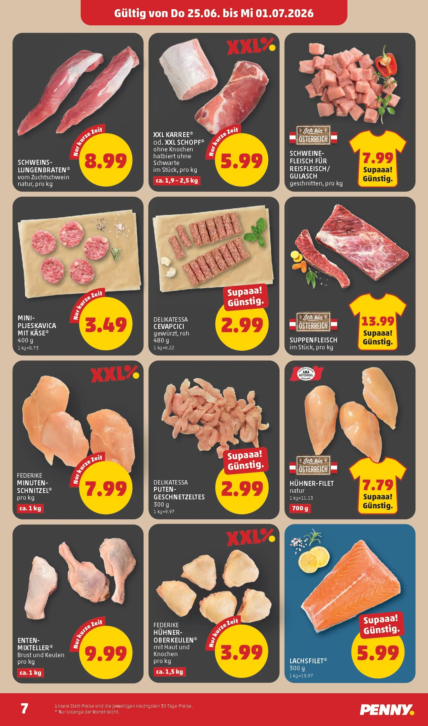 Penny Markt - PENNY: Die ganze Woche sparen. ab (24.06.2026) - Angebote, Prospekt | Seite: 7