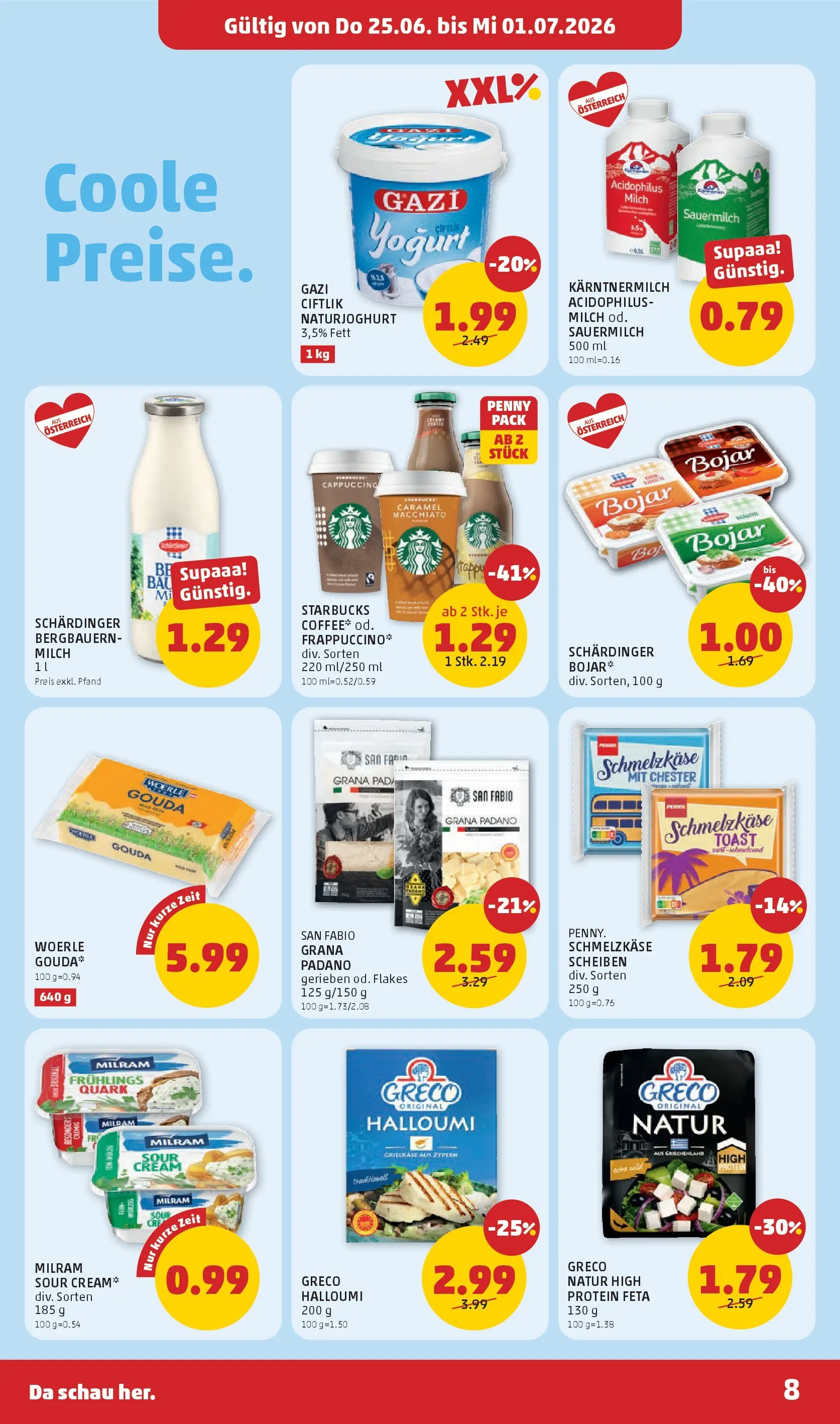 Penny Markt - PENNY: Die ganze Woche sparen. ab (24.06.2026) - Angebote, Prospekt | Seite: 8