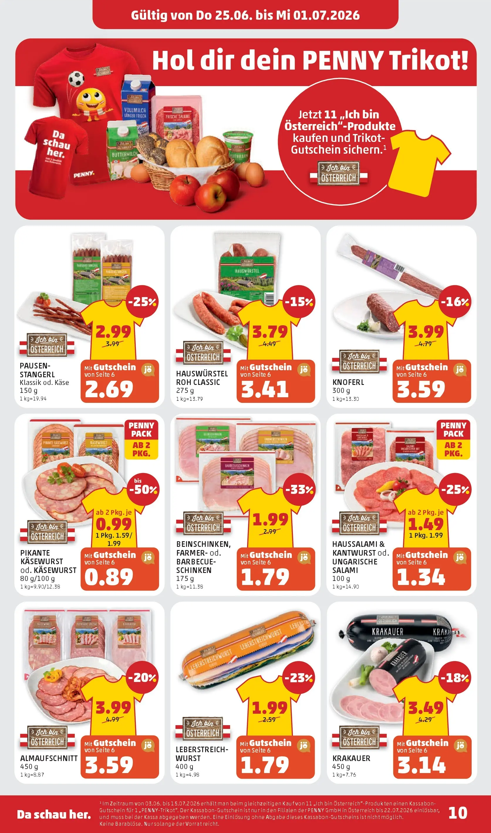 Penny Markt - PENNY: Die ganze Woche sparen. ab (24.06.2026) - Angebote, Prospekt | Seite: 10