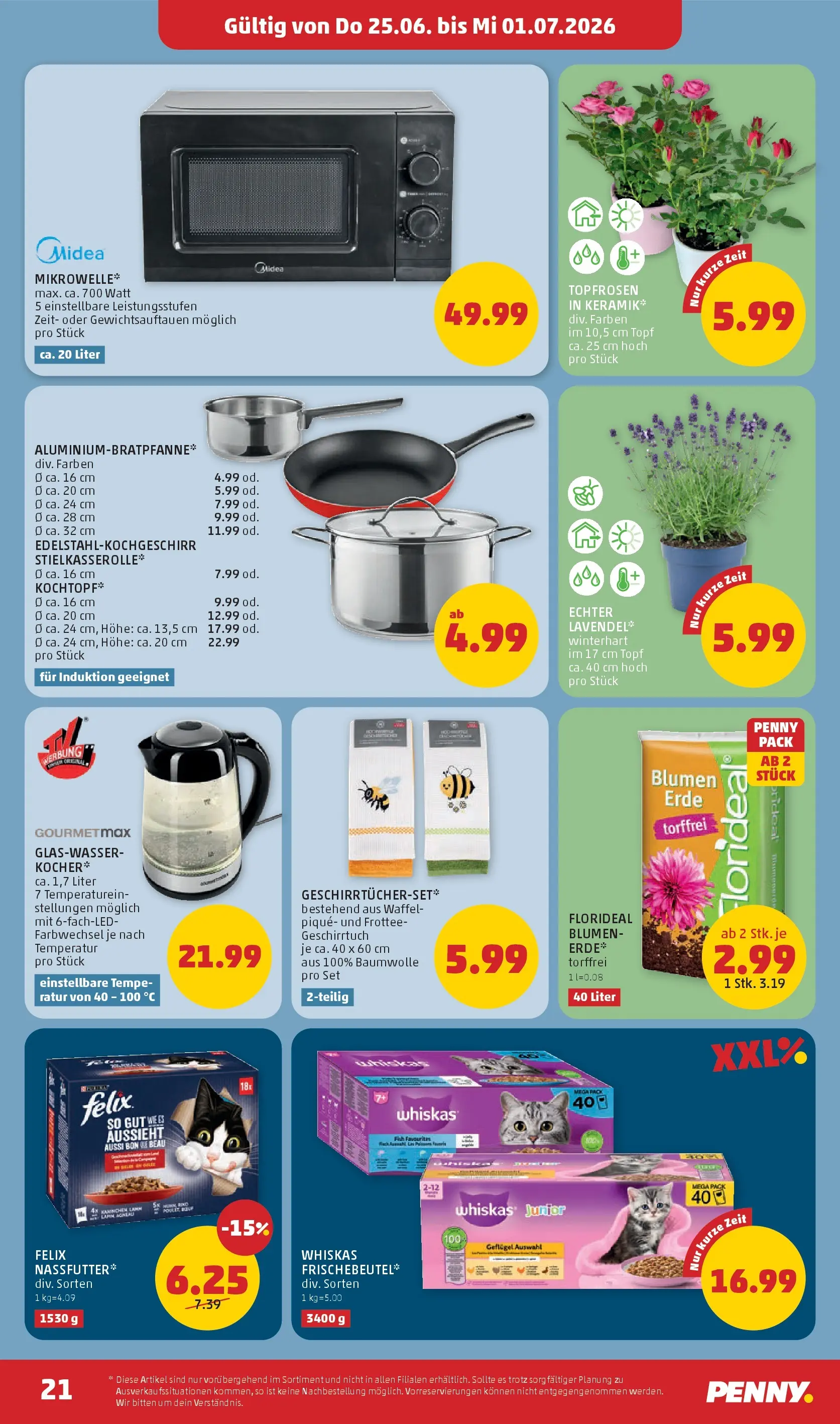 Penny Markt - PENNY: Die ganze Woche sparen. ab (24.06.2026) - Angebote, Prospekt | Seite: 21