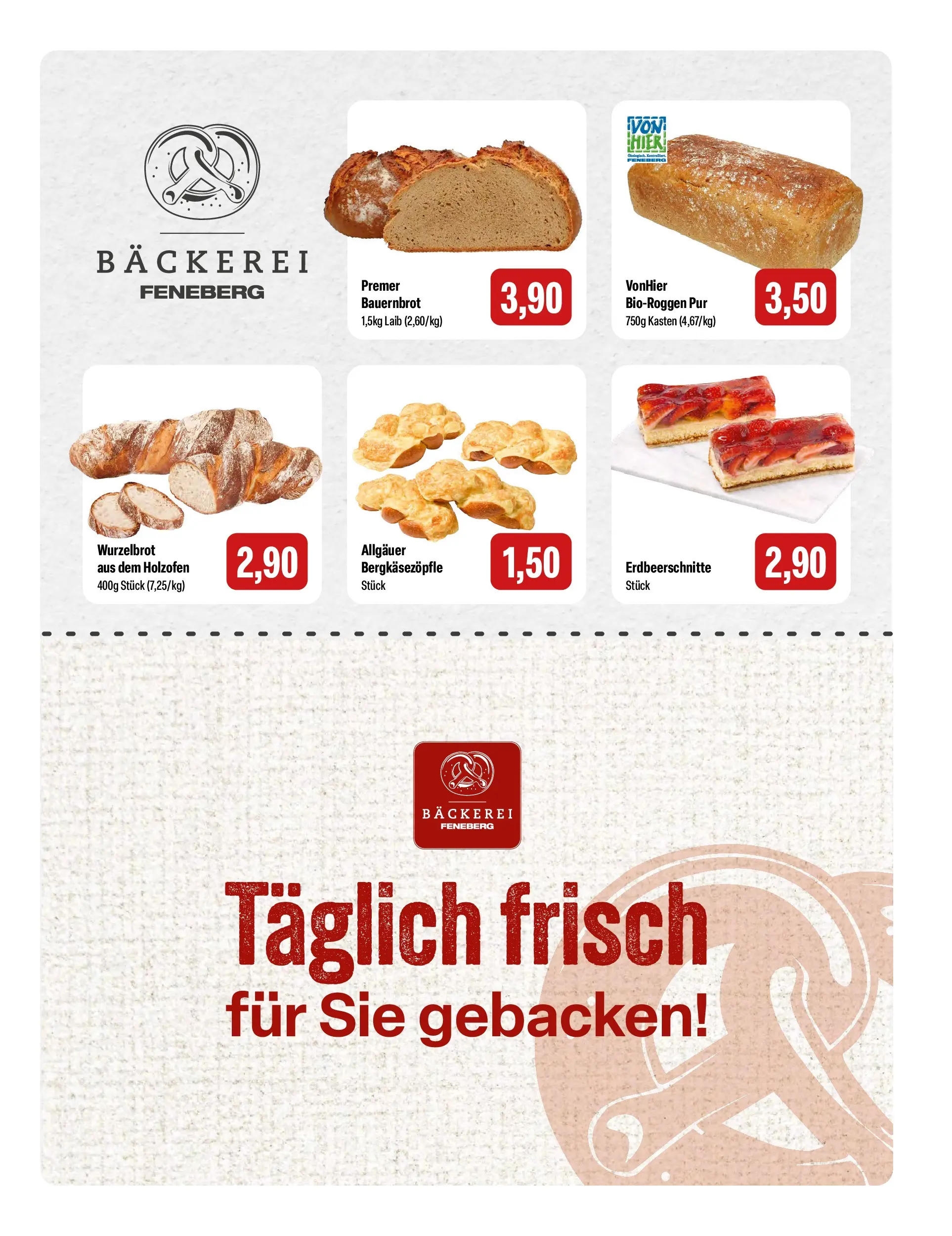 Feneberg Aktuelle Angebote (ab 24.06.2026) zum Blättern | Seite: 5 | Produkte: Bäckerei