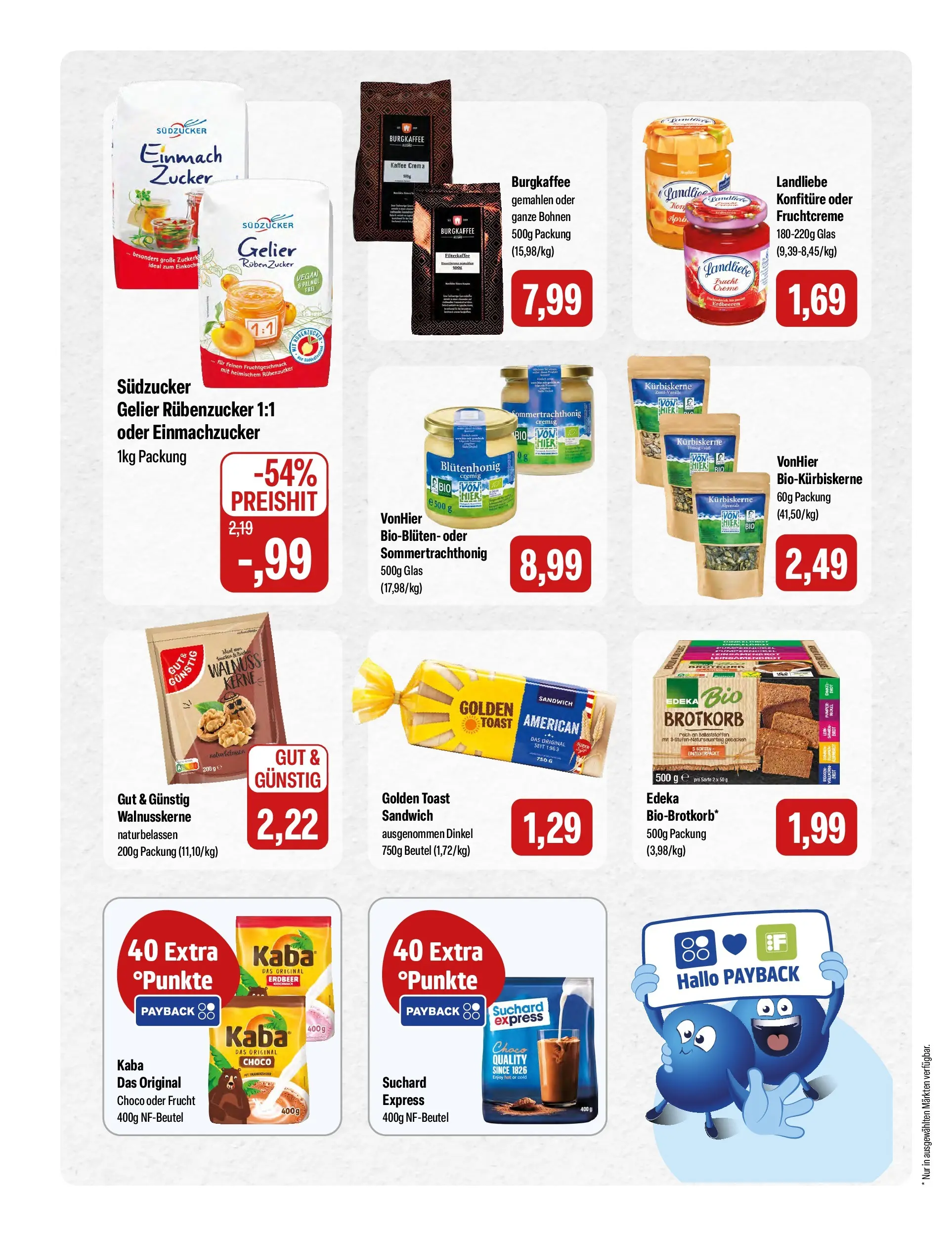 Feneberg Aktuelle Angebote (ab 24.06.2026) zum Blättern | Seite: 10 | Produkte: Kaffee, Toast, Creme, Erdbeeren