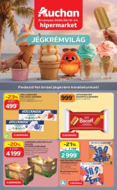 Auchan - Auchan újság érvényessége 2026.06.24-ig - amely érvényes a következő dátumtól: 17.06.2026