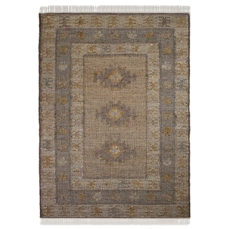 Vintage-Teppich 200/290 cm Naturfarben