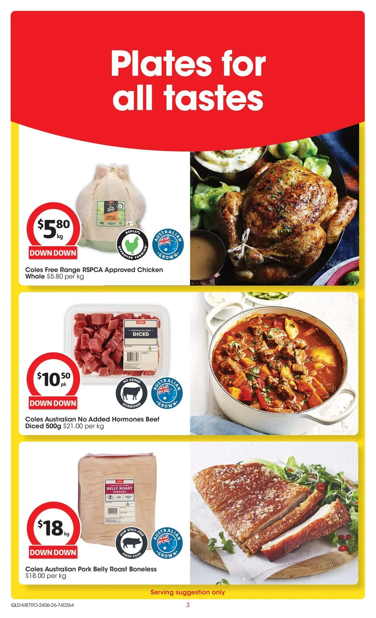 ﻿Coles catalogue valid from 24/06/2026 > Online Australia | Page: 3