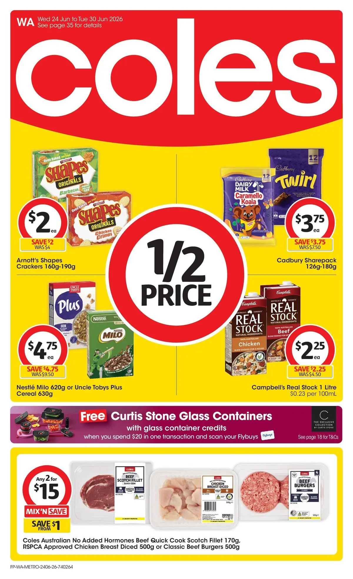 ﻿Coles catalogue valid from 24/06/2026 > Online Australia | Page: 1