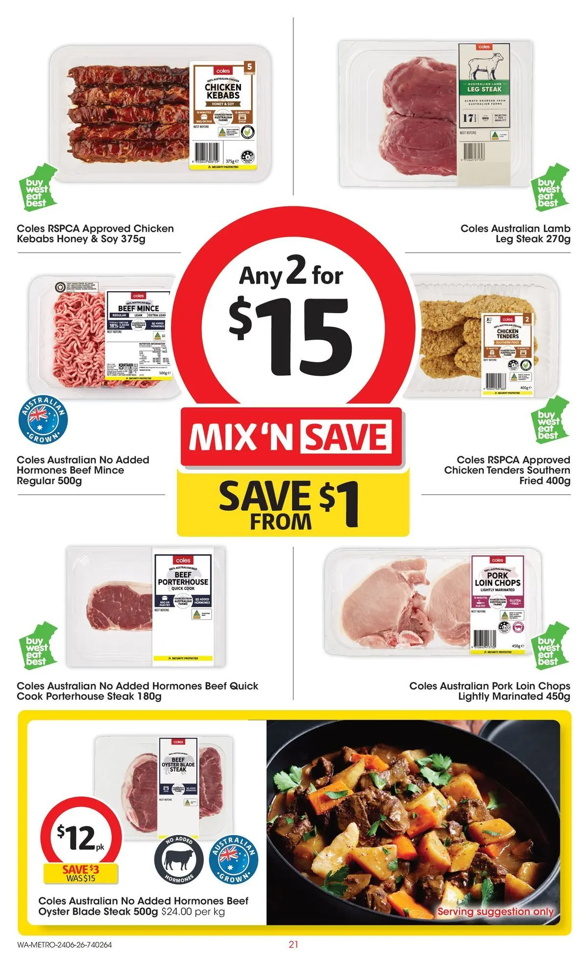 ﻿Coles catalogue valid from 24/06/2026 > Online Australia | Page: 21