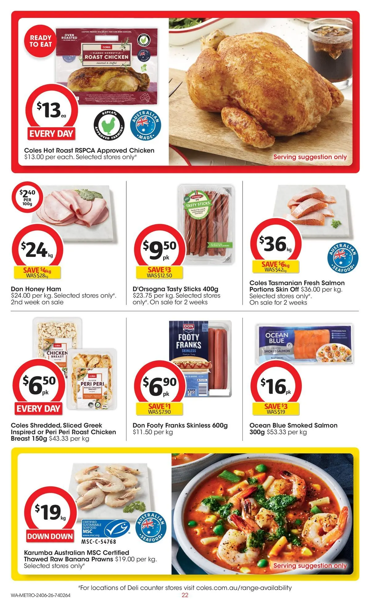 ﻿Coles catalogue valid from 24/06/2026 > Online Australia | Page: 22