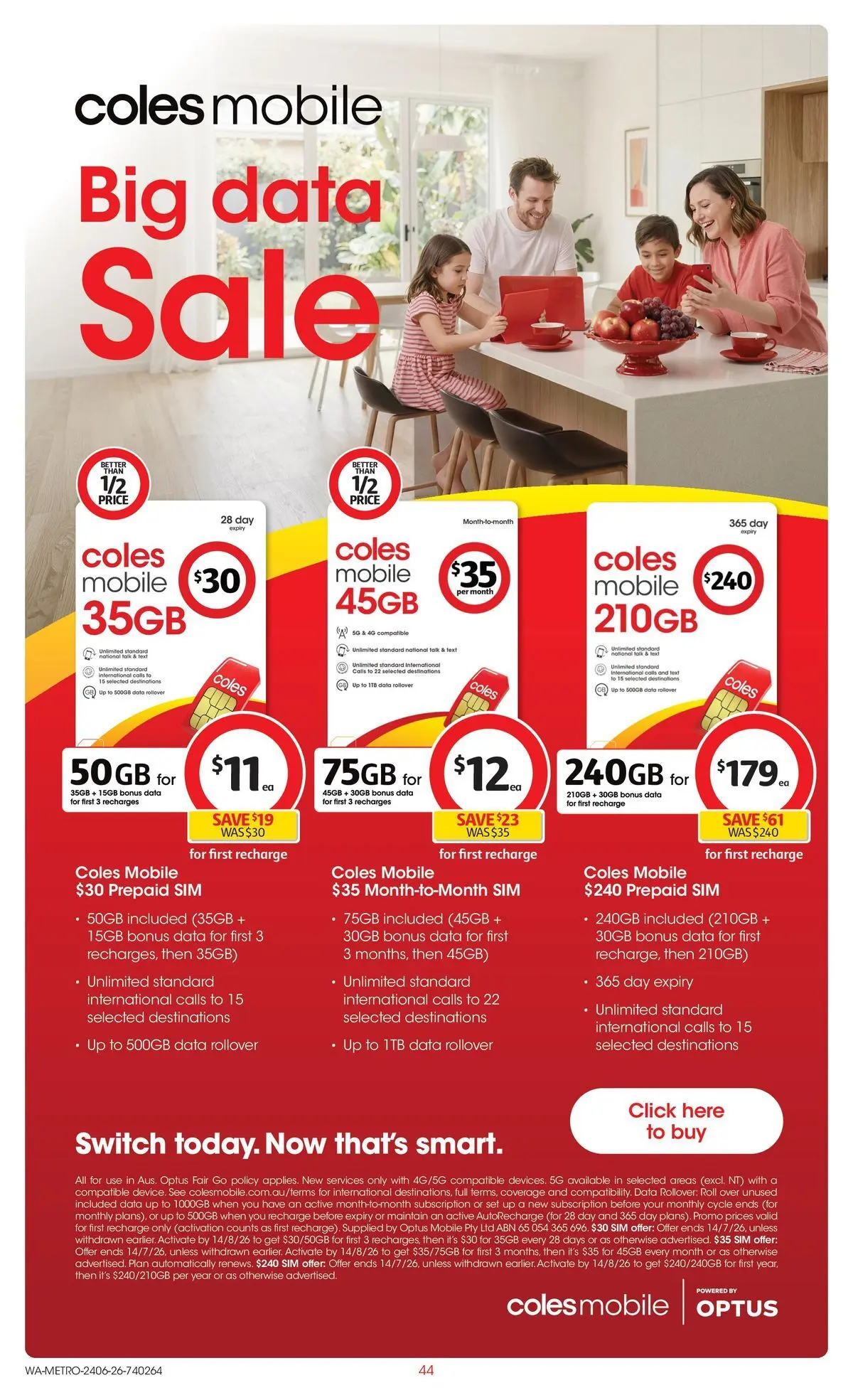 ﻿Coles catalogue valid from 24/06/2026 > Online Australia | Page: 44