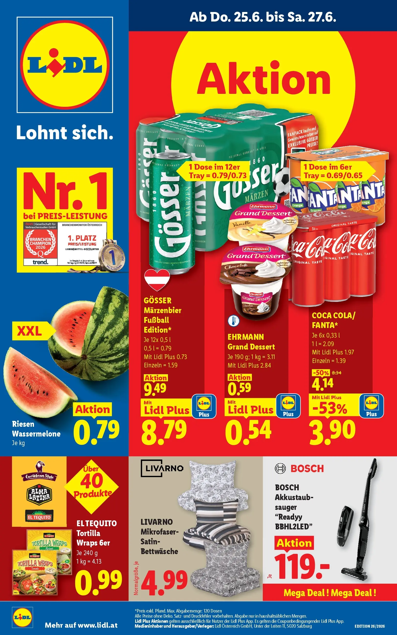 Lidl - Lidl ab 24.06.2026 - Angebote ab donnerstag | Seite: 1