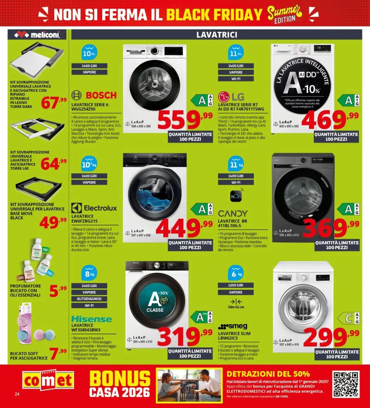Nuovo Comet - Summer Black Friday dal 18/06/2026 > offerte anteprima 🛍️ | Pagina: 24 | Prodotti: Ripiano, Lavatrice, Asciugatrice