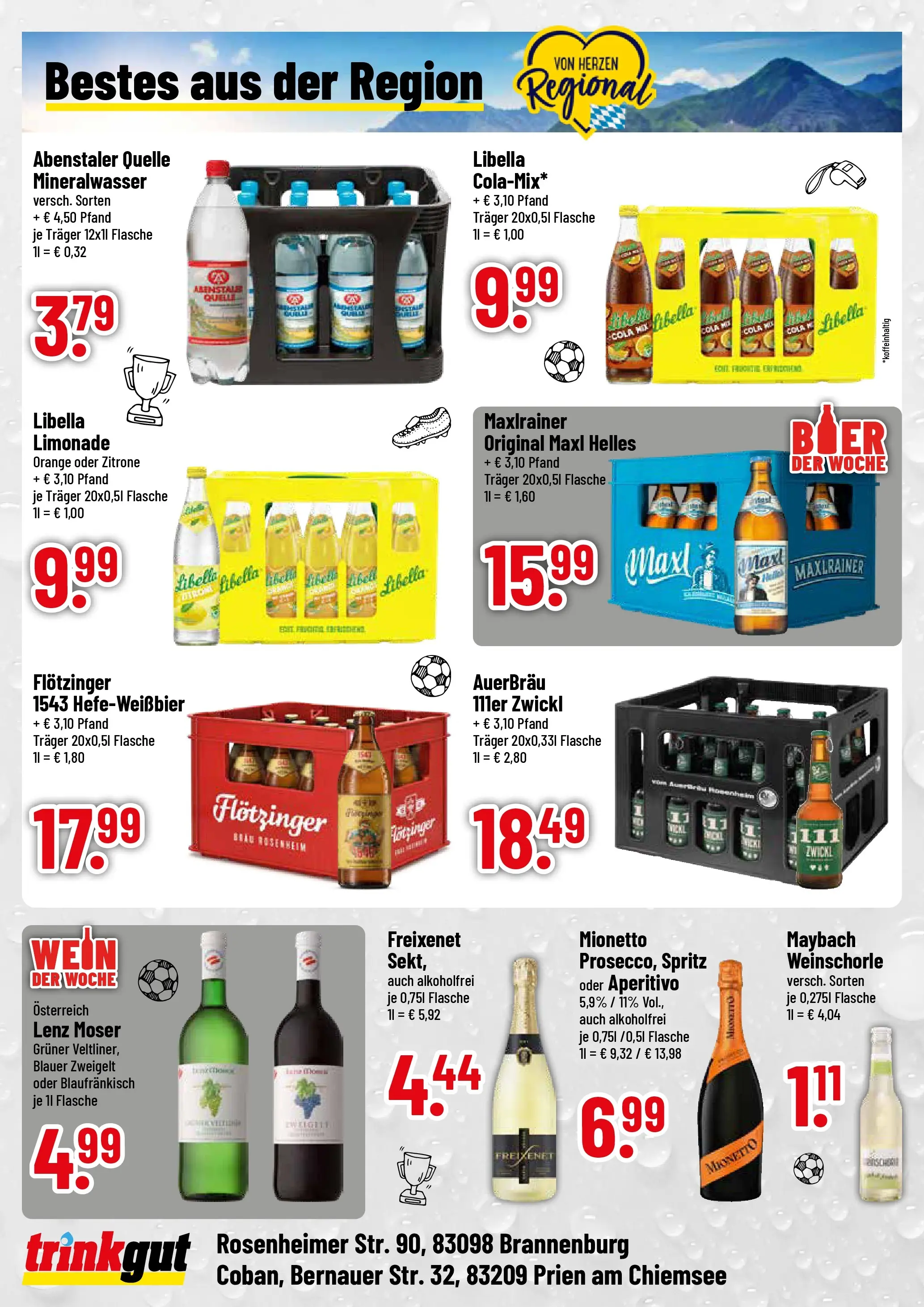 Trinkgut Prospekt Prien Am Chiemsee (ab 21.06.2026) » Angebote online | Seite: 4