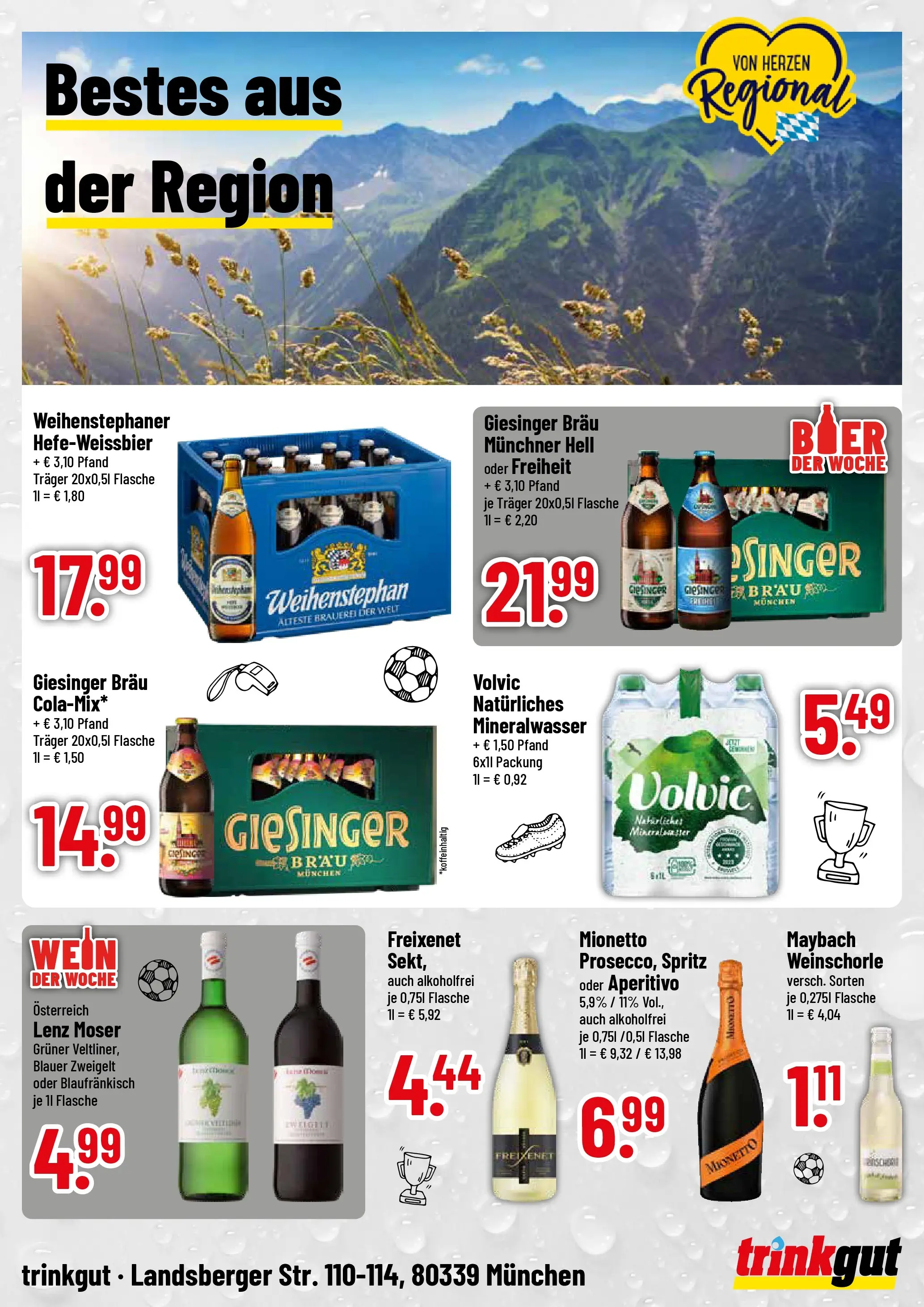 Trinkgut Prospekt München (ab 22.06.2026) » Angebote online | Seite: 4 | Produkte: Freixenet, Sekt, Mineralwasser, Weinschorle
