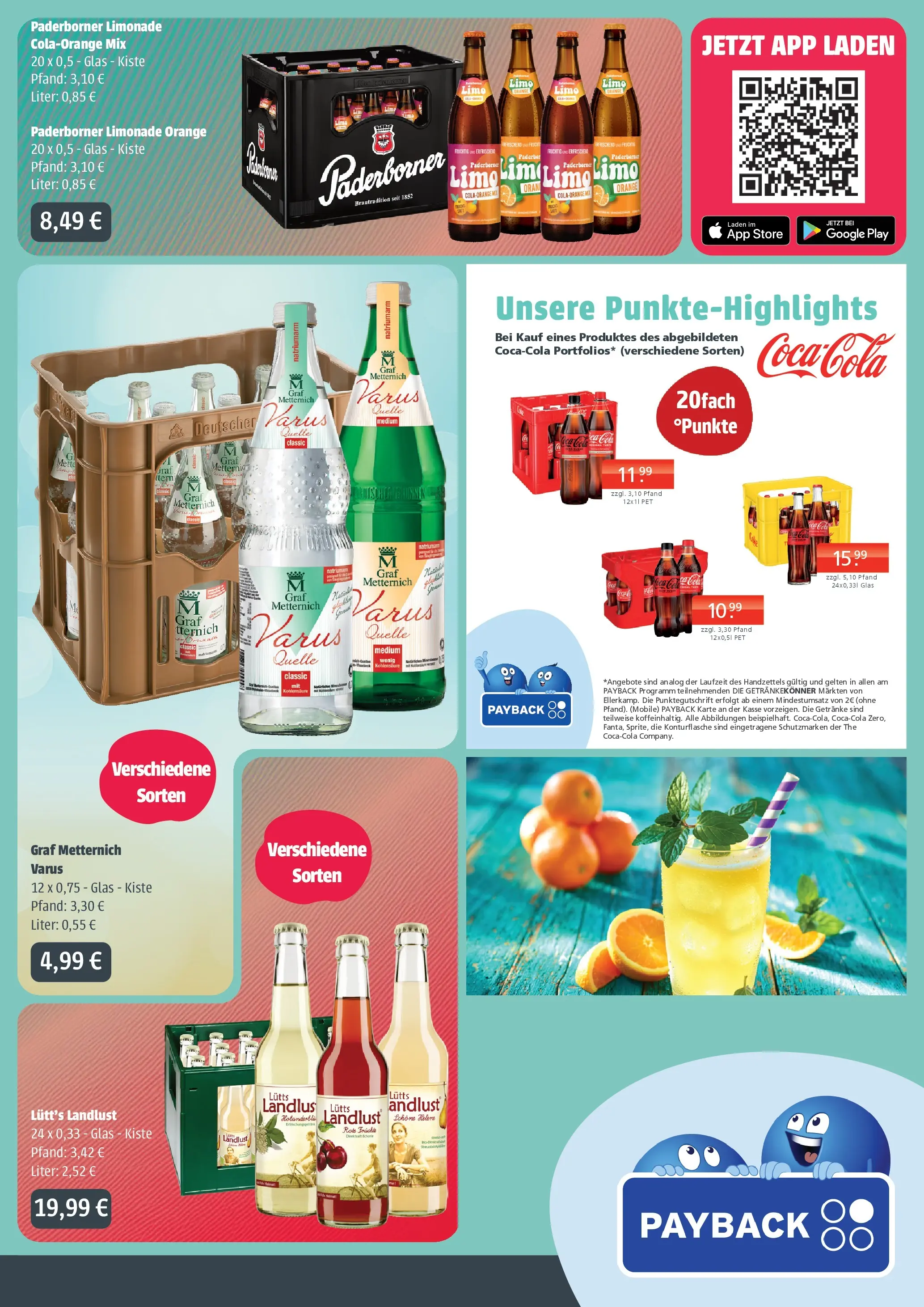 Angebote - Getränke Ellerkamp: Getränkeangebote (ab 21.06.2026) zum Blättern | Seite: 3 | Produkte: Limonade, Grat