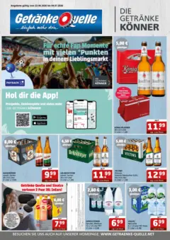 Angebote - Getränke Quelle: Getränkeangebote ab 21.06.2026 gültig