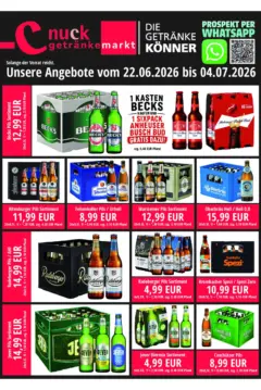 Angebote - nuck Getränke: Getränkeangebote ab 21.06.2026 gültig Angebote - nuck Getränke: Getränkeangebote ab 21.06.2026 gültig