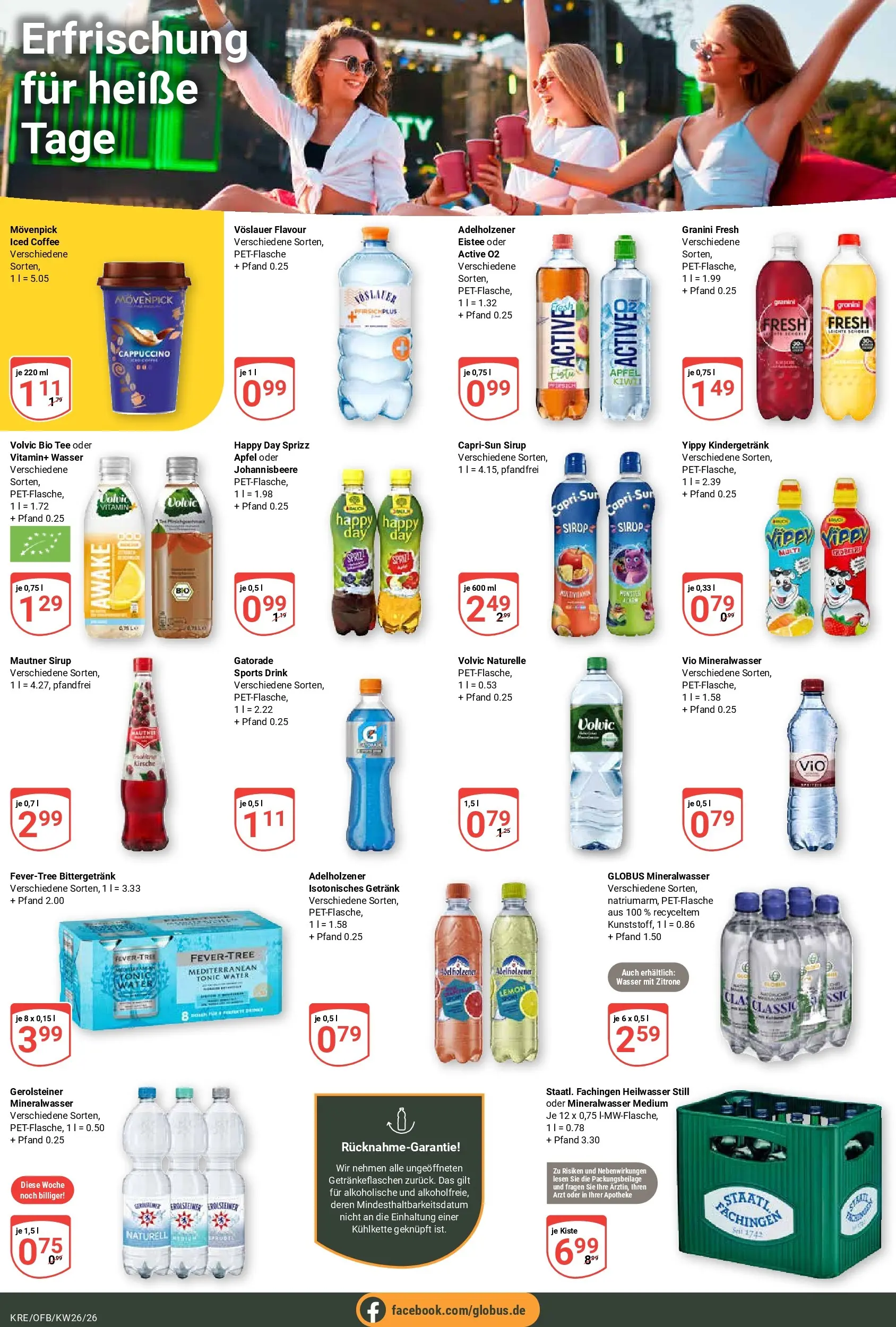 Globus Prospekt Krefeld (ab 21.06.2026) » Angebote online | Seite: 14 | Produkte: Äpfel, Sirup, Zitrone, Tee