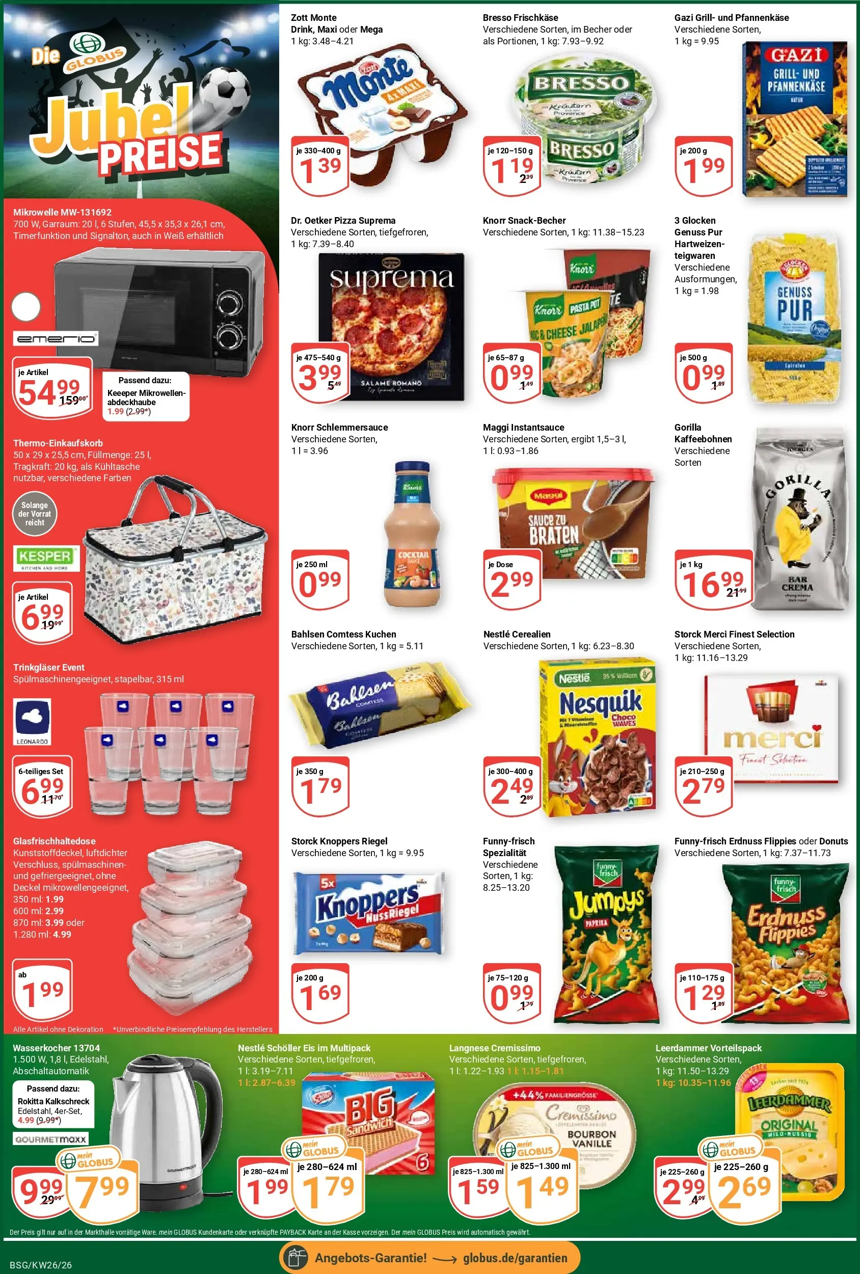 Globus Prospekt Braunschweig (ab 21.06.2026) » Angebote online | Seite: 6 | Produkte: Mikrowelle, Maggi, Knorr, Bresso