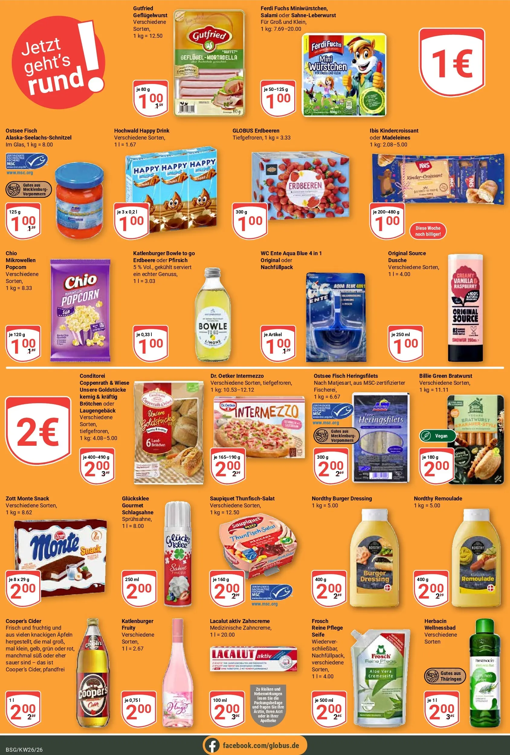 Globus Prospekt Braunschweig (ab 21.06.2026) » Angebote online | Seite: 8 | Produkte: Thunfisch, Erdbeeren, Salat, Ente