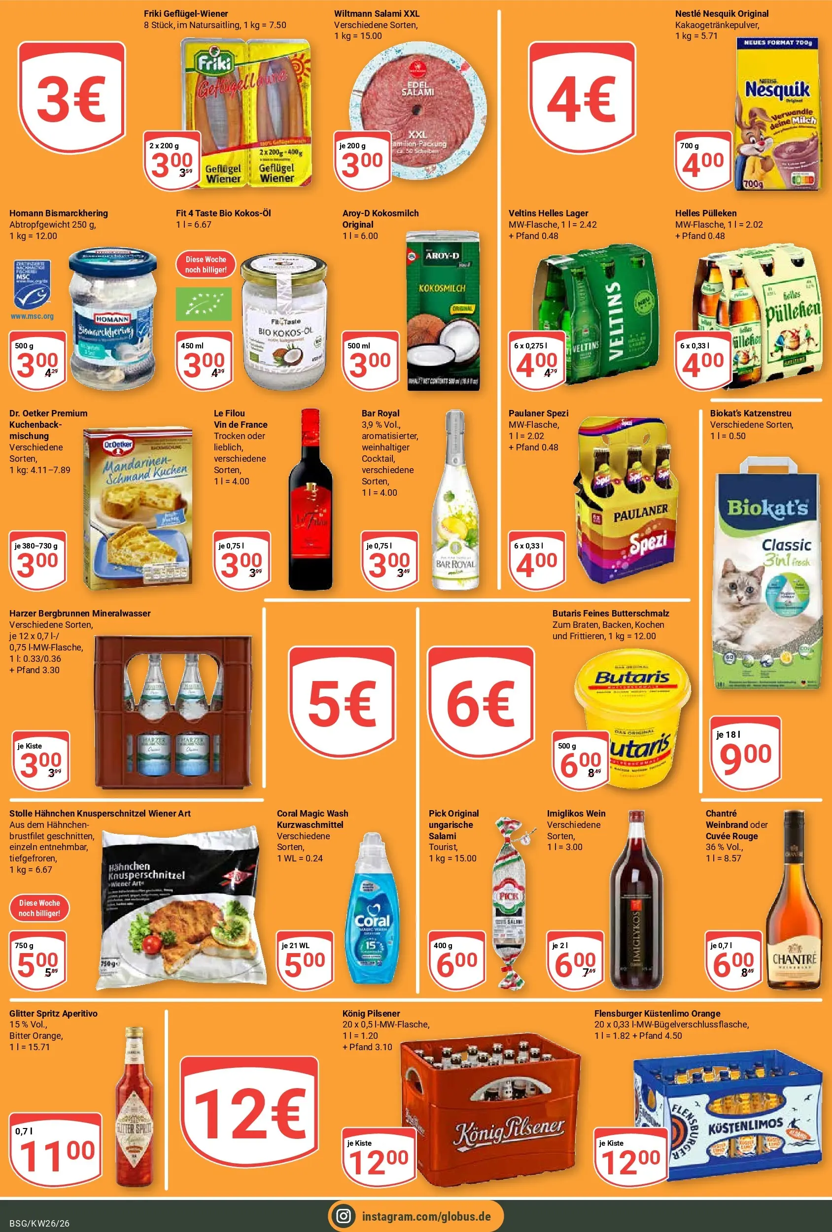 Globus Prospekt Braunschweig (ab 21.06.2026) » Angebote online | Seite: 9 | Produkte: Butterschmalz, Mandarinen, Kuchen, Veltins