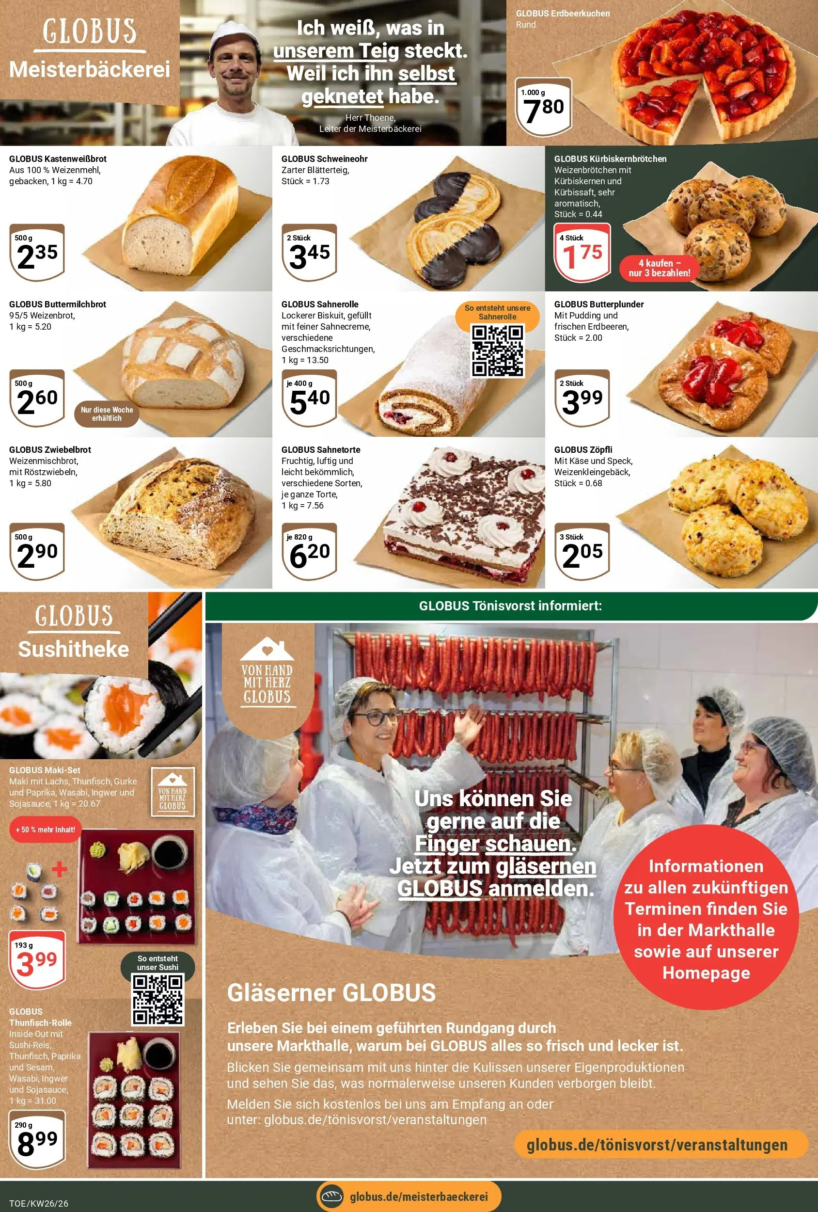 Globus Prospekt Tönisvorst (ab 21.06.2026) » Angebote online | Seite: 5 | Produkte: Käse, Pudding, Paprika