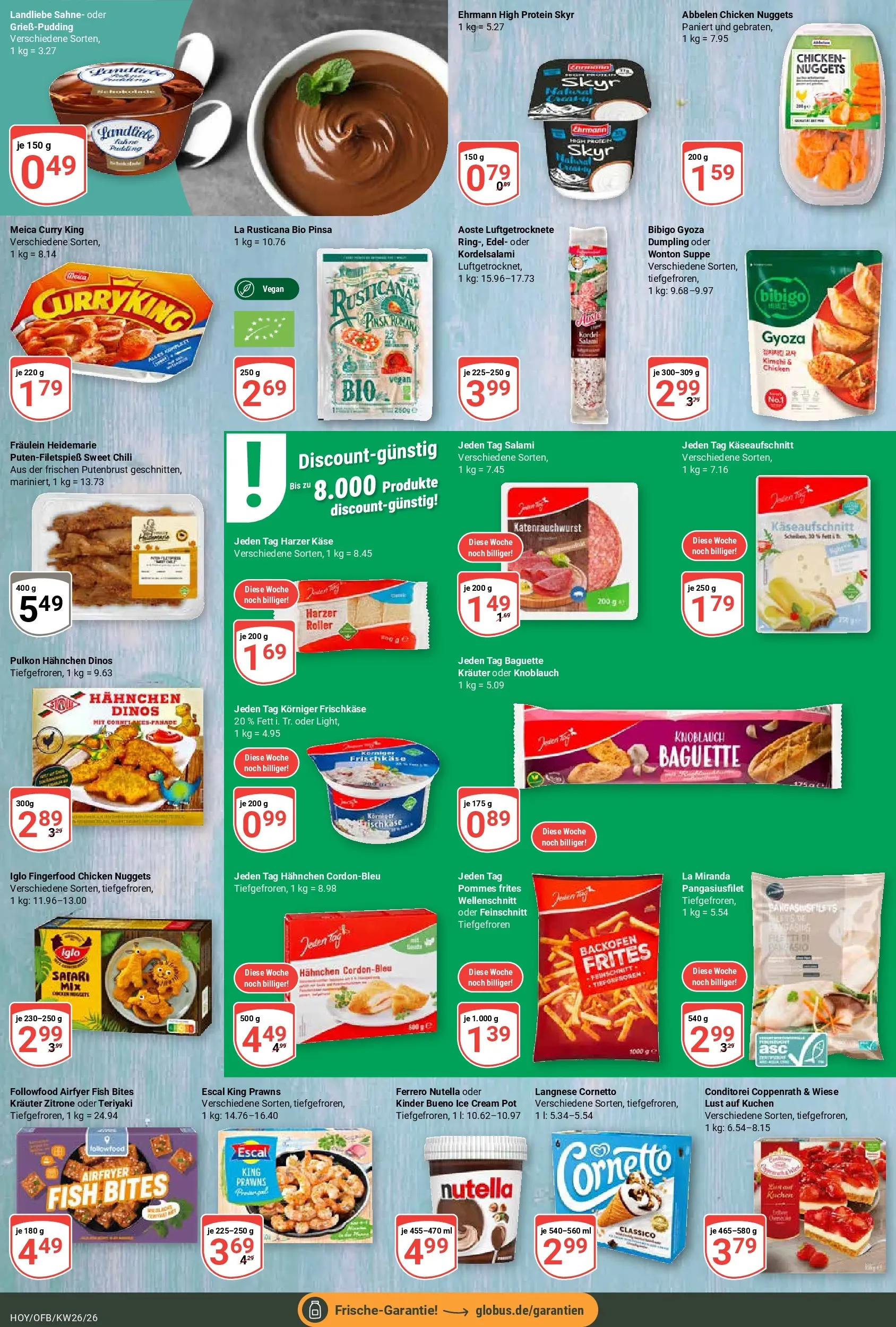 Globus Prospekt Hoyerswerda (ab 21.06.2026) » Angebote online | Seite: 14 | Produkte: Meica, Skyr, Knoblauch, Backofen