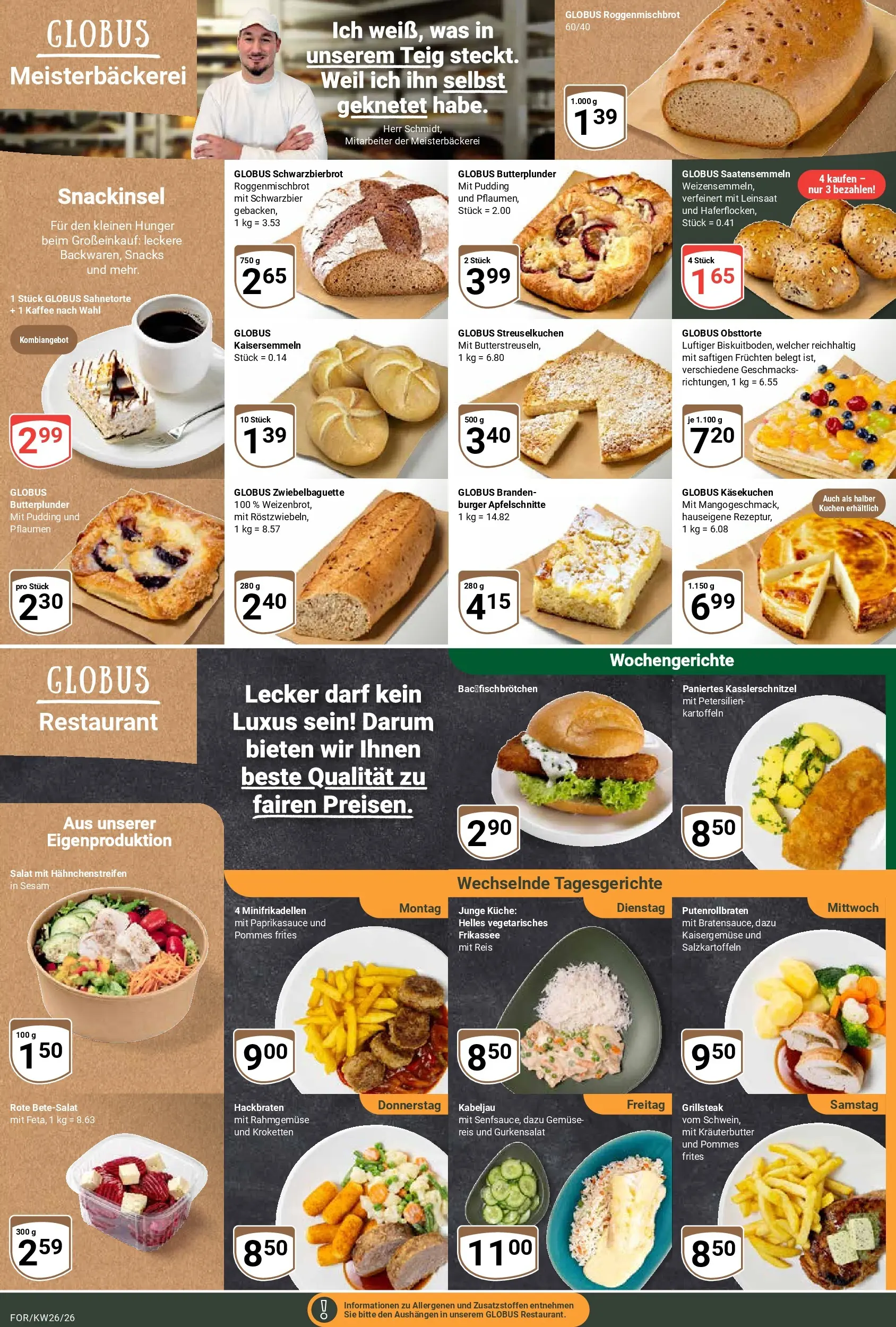 Globus Prospekt Forchheim (ab 21.06.2026) » Angebote online | Seite: 5 | Produkte: Pflaumen, Kräuterbutter, Kartoffeln, Reis