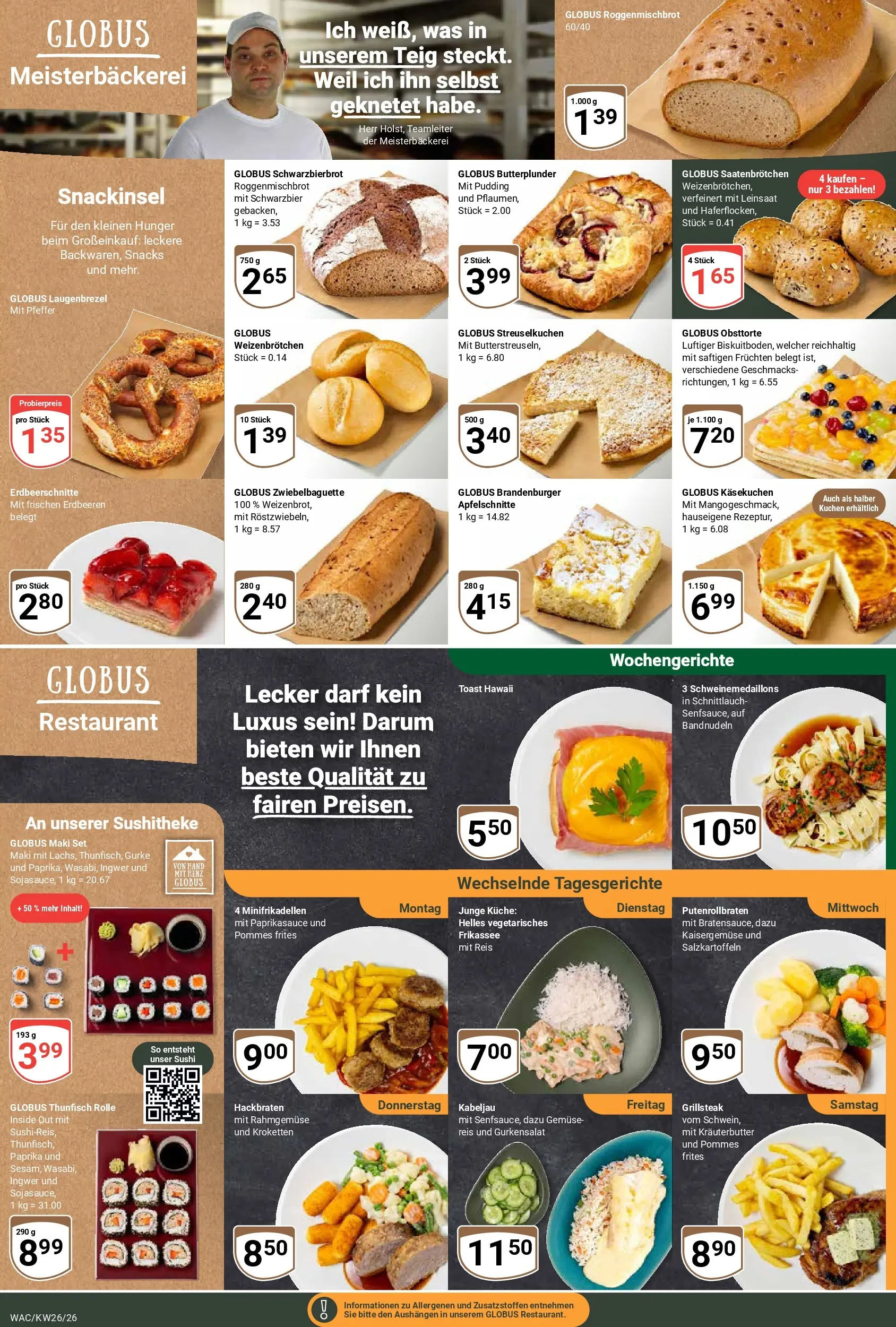 Globus Prospekt Markkleeberg (ab 21.06.2026) » Angebote online | Seite: 11 | Produkte: Thunfisch, Küche, Paprika, Erdbeeren
