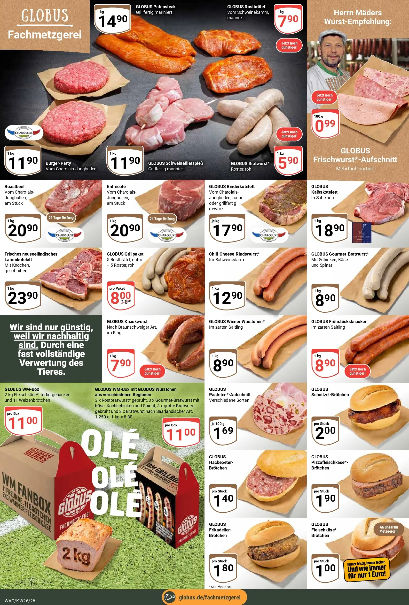Globus Prospekt Markkleeberg (ab 21.06.2026) » Angebote online | Seite: 12 | Produkte: Käse, Box, Entrecote, Roastbeef