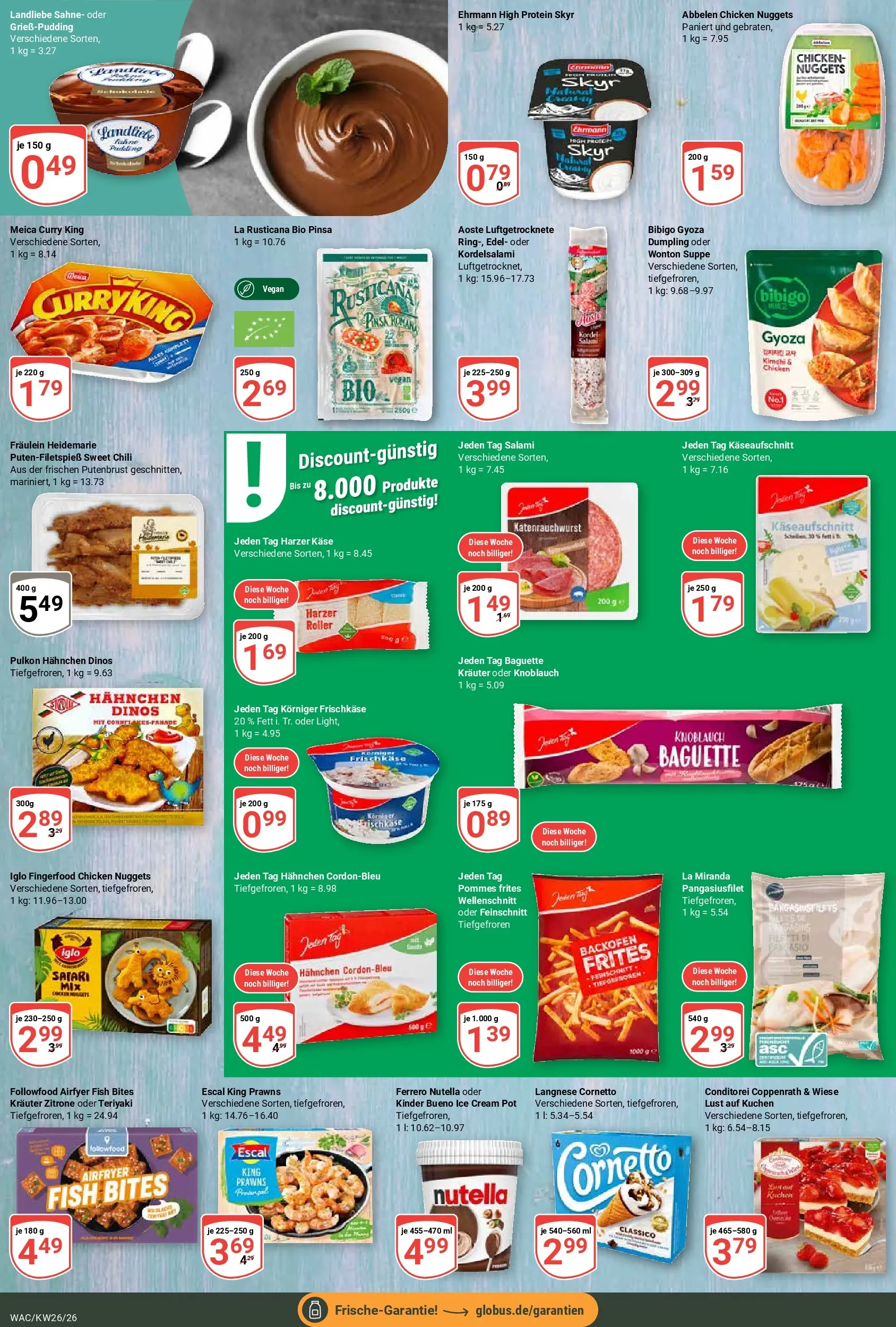 Globus Prospekt Markkleeberg (ab 21.06.2026) » Angebote online | Seite: 14 | Produkte: Langnese, Iglo, Meica, Nutella