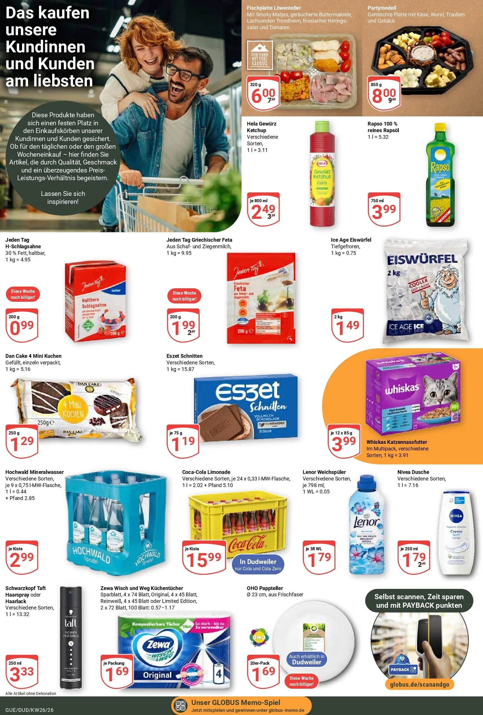 Globus Prospekt Saarbrücken-Dudweiler (ab 21.06.2026) » Angebote online | Seite: 8 | Produkte: Feta, Schokolade, Zewa, Ketchup