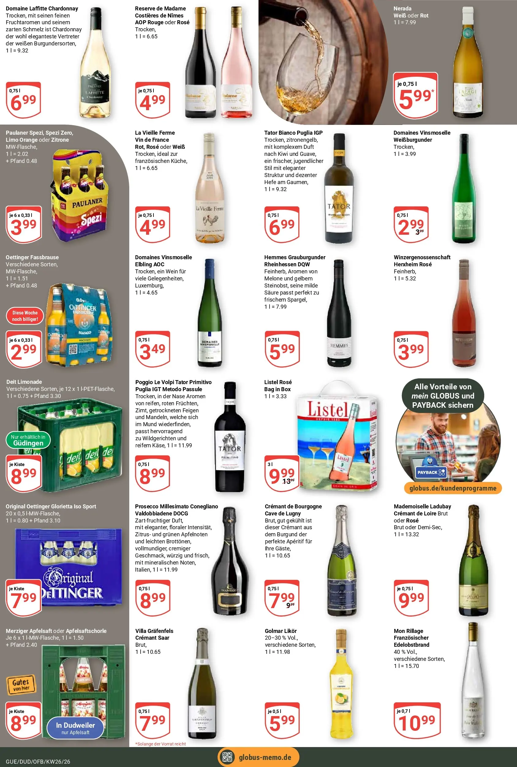 Globus Prospekt Saarbrücken-Dudweiler (ab 21.06.2026) » Angebote online | Seite: 21 | Produkte: Rouge, Mango, Melone, Kiwi