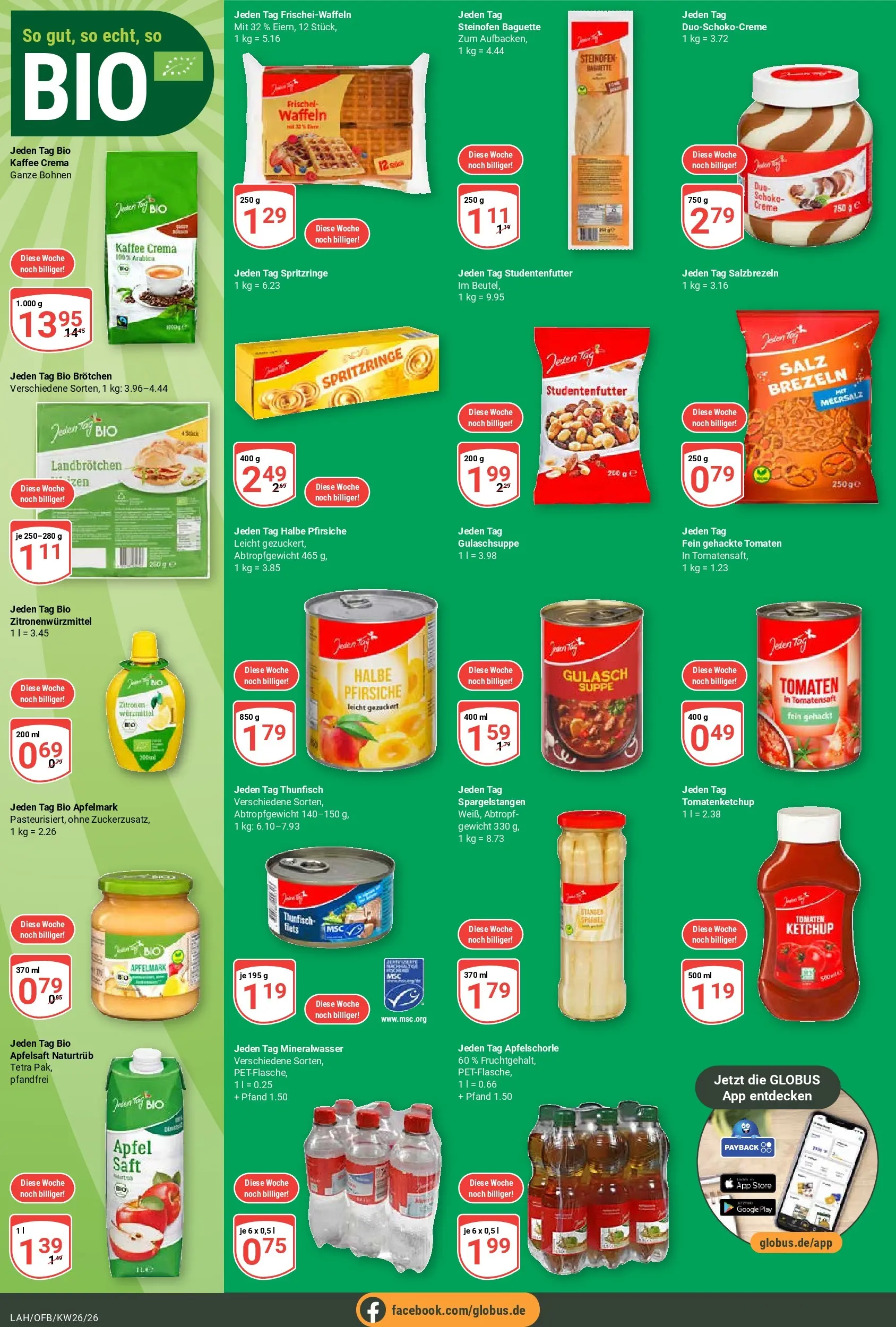 Globus Prospekt Lahnstein (ab 21.06.2026) » Angebote online | Seite: 9 | Produkte: Gewicht, Tomaten, Creme, Waffeln