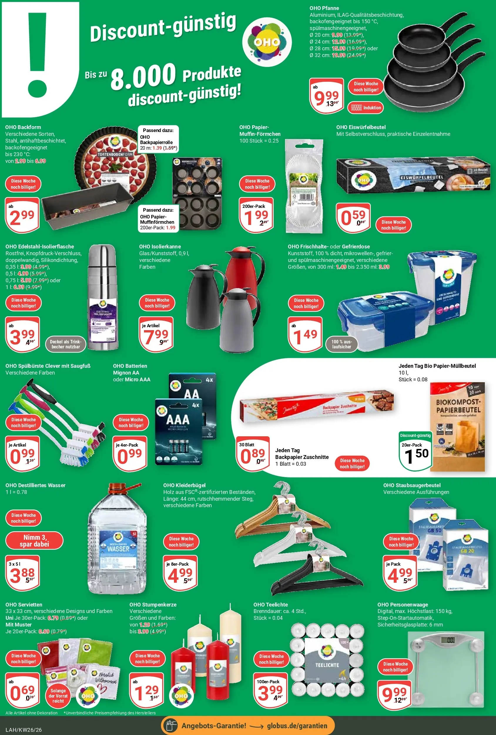 Globus Prospekt Lahnstein (ab 21.06.2026) » Angebote online | Seite: 24 | Produkte: Batterien, Kleiderbügel, Personenwaage, Wasser