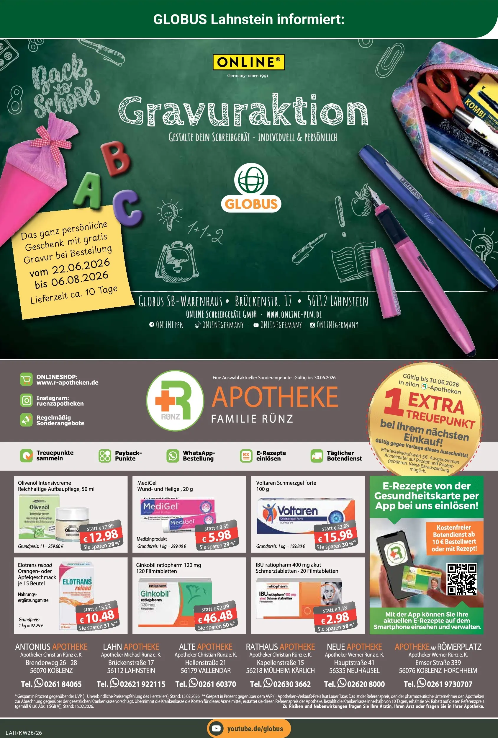 Globus Prospekt Lahnstein (ab 21.06.2026) » Angebote online | Seite: 29 | Produkte: Olivenol, Orangen, Smartphone