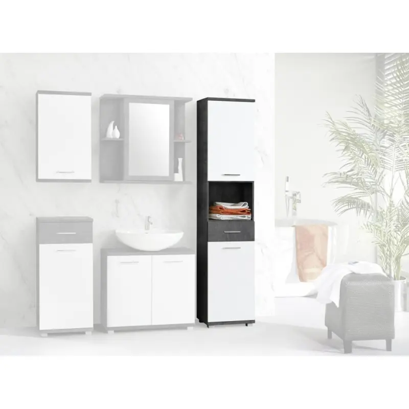 Badhochschrank